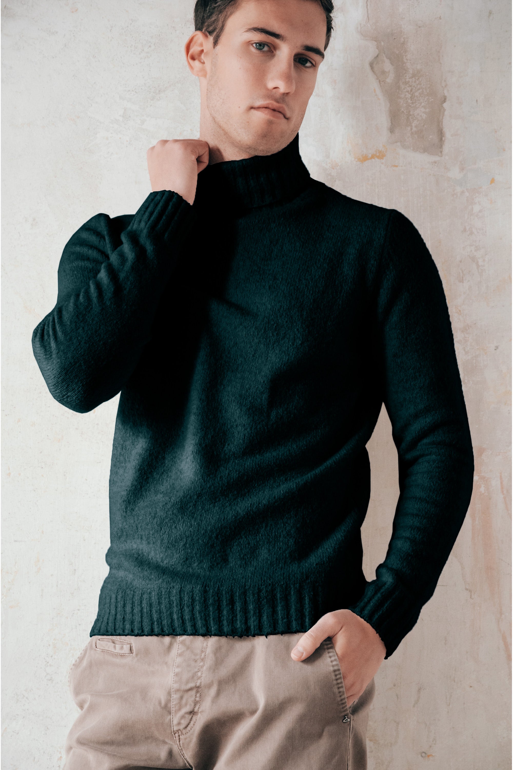 Berg - Chunky Cotton High Neck - British