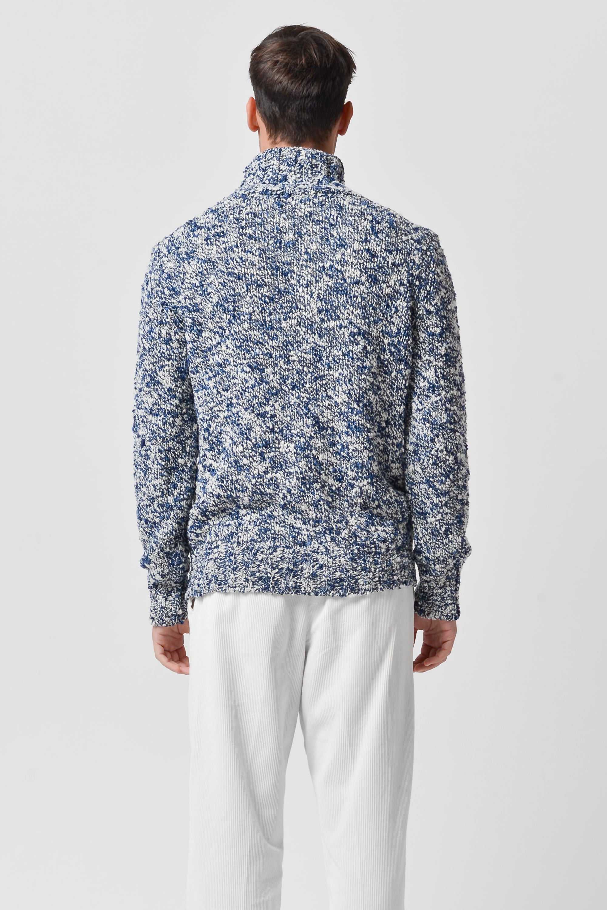 Falke - Bouclé Wool Highneck - Polaris