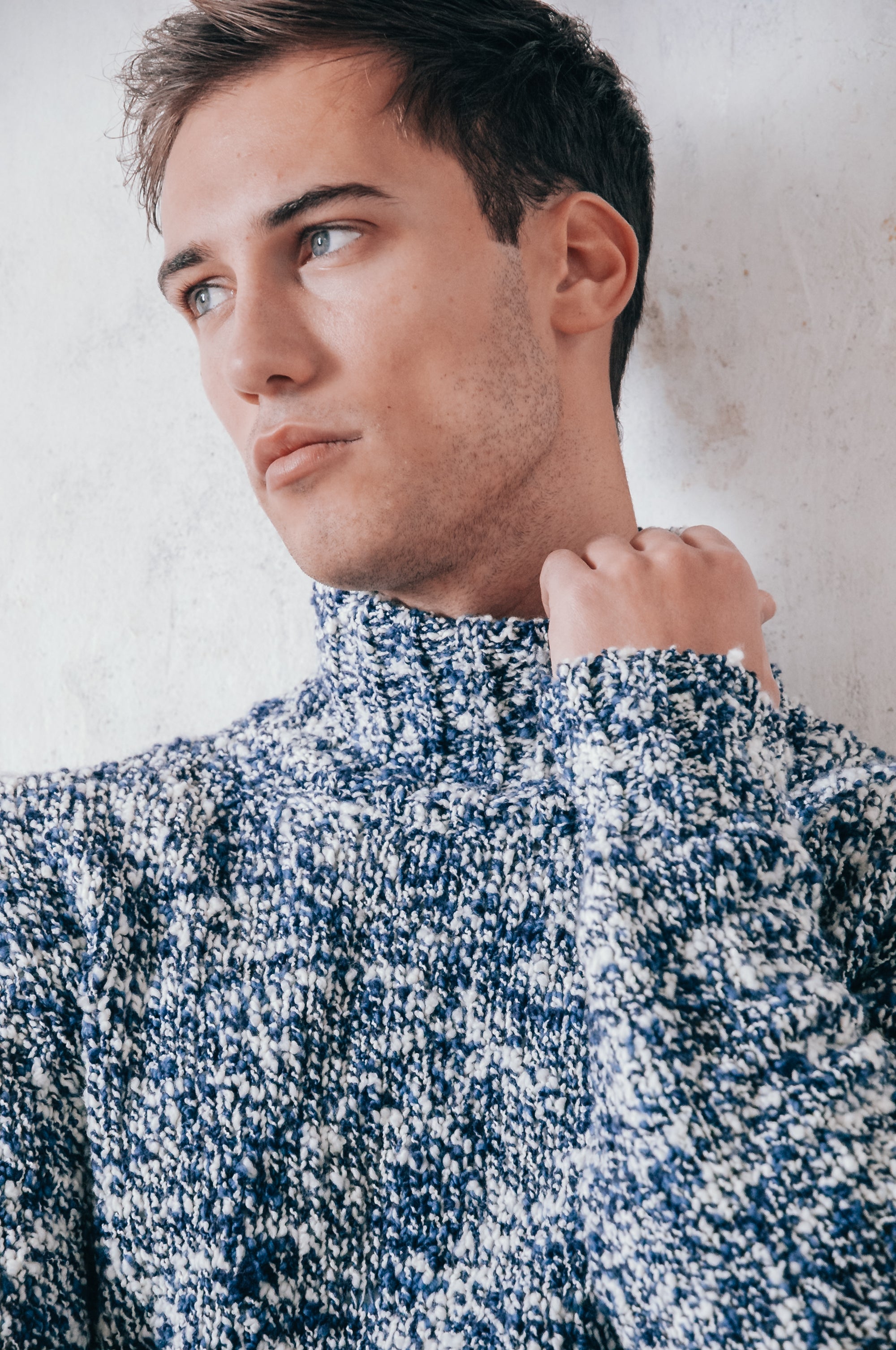 Falke - Bouclé Wool Highneck - Polaris