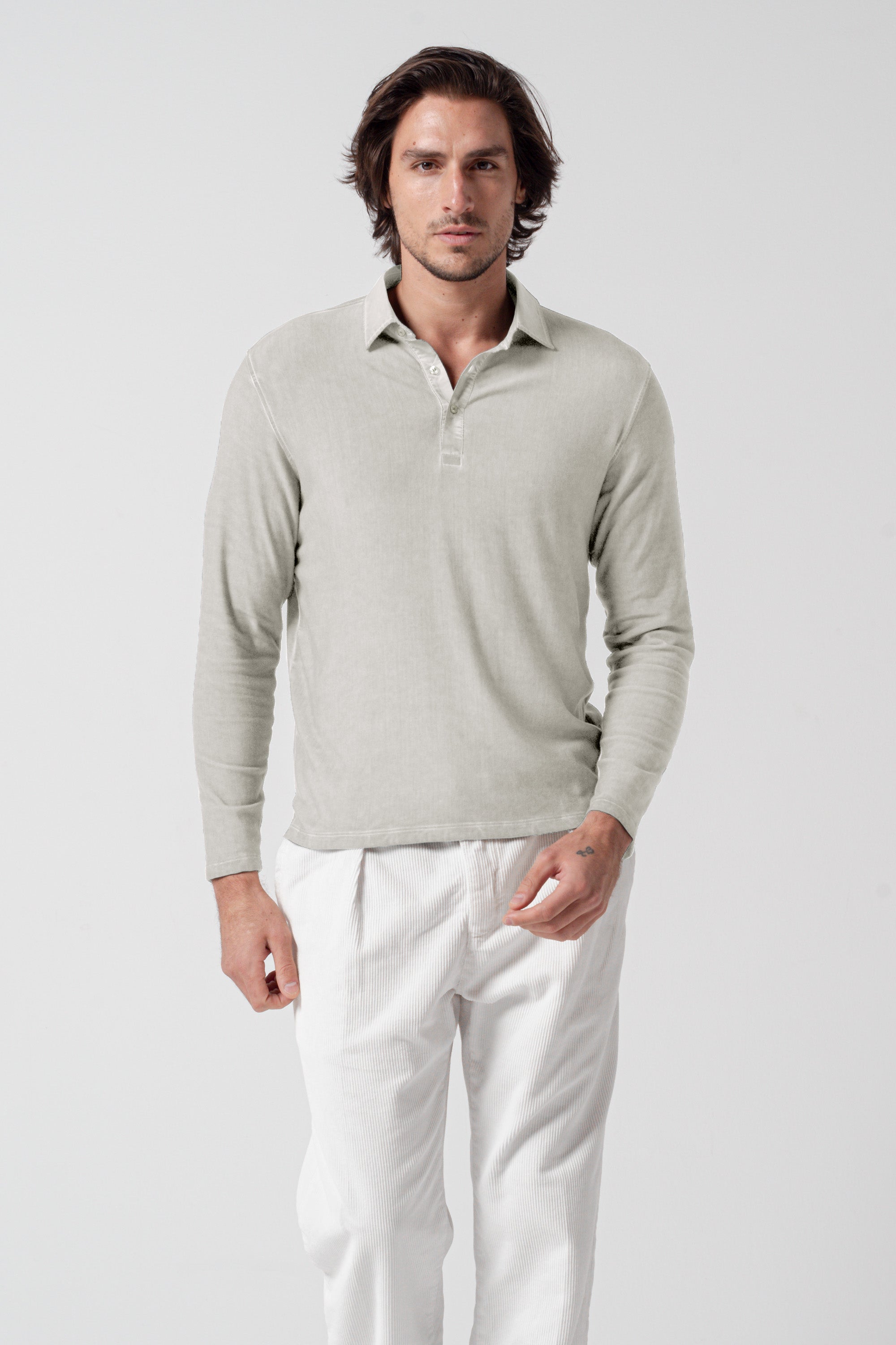 Pitt Polo Shirt - Marmo
