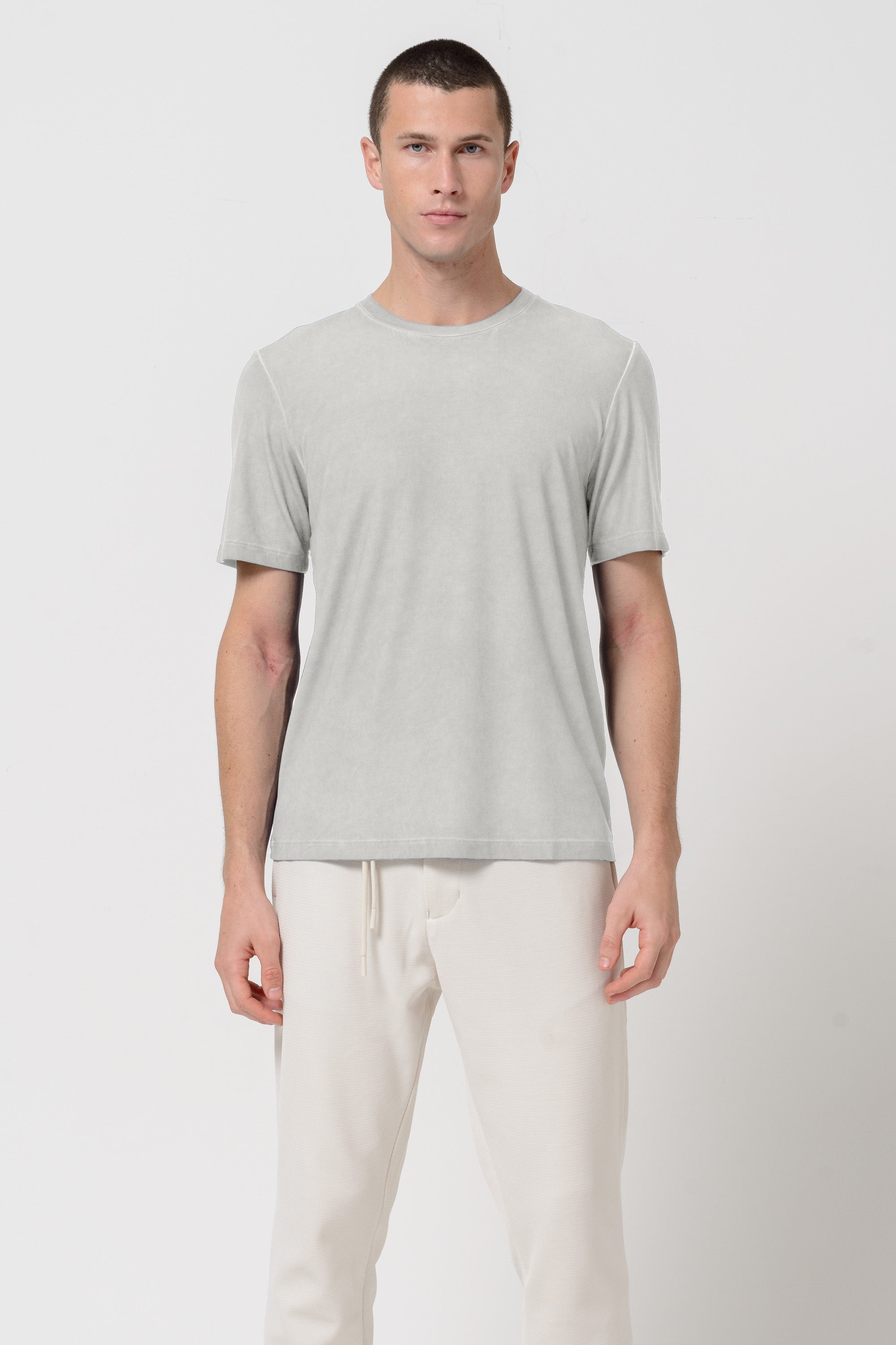 Smith T-Shirt Slim - Platino