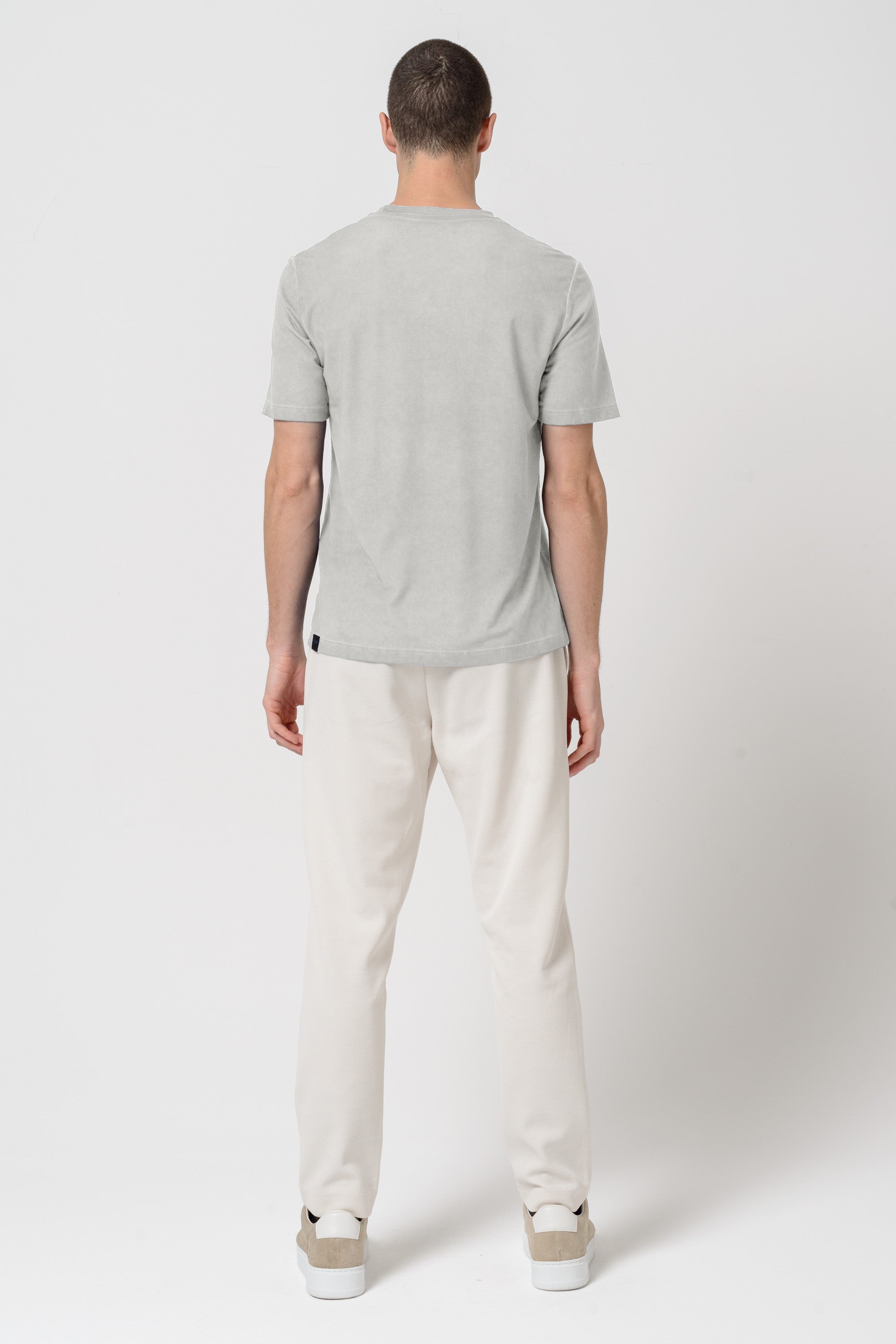 Smith T-Shirt Slim - Platino