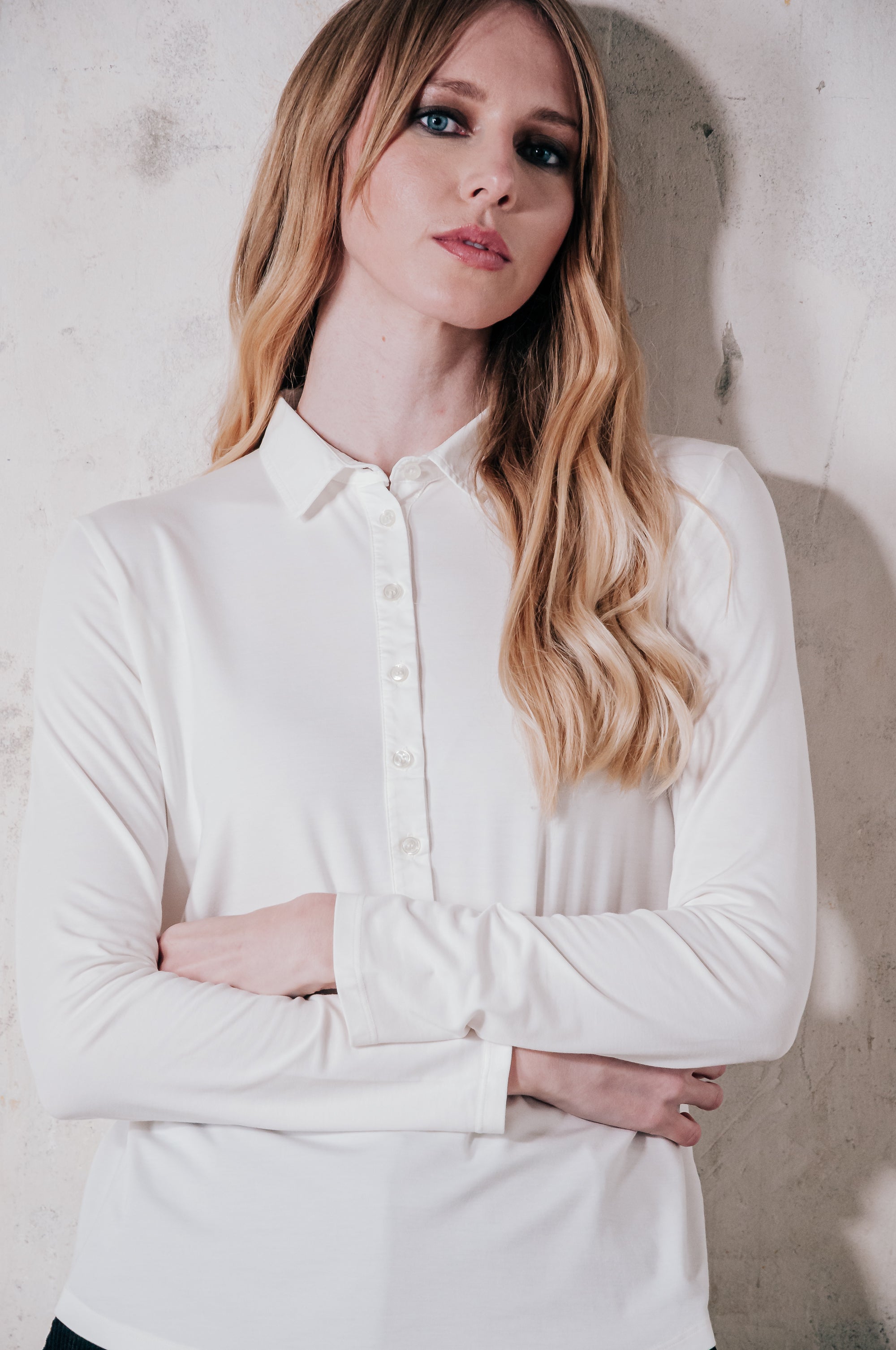 Mimosa Polo - White