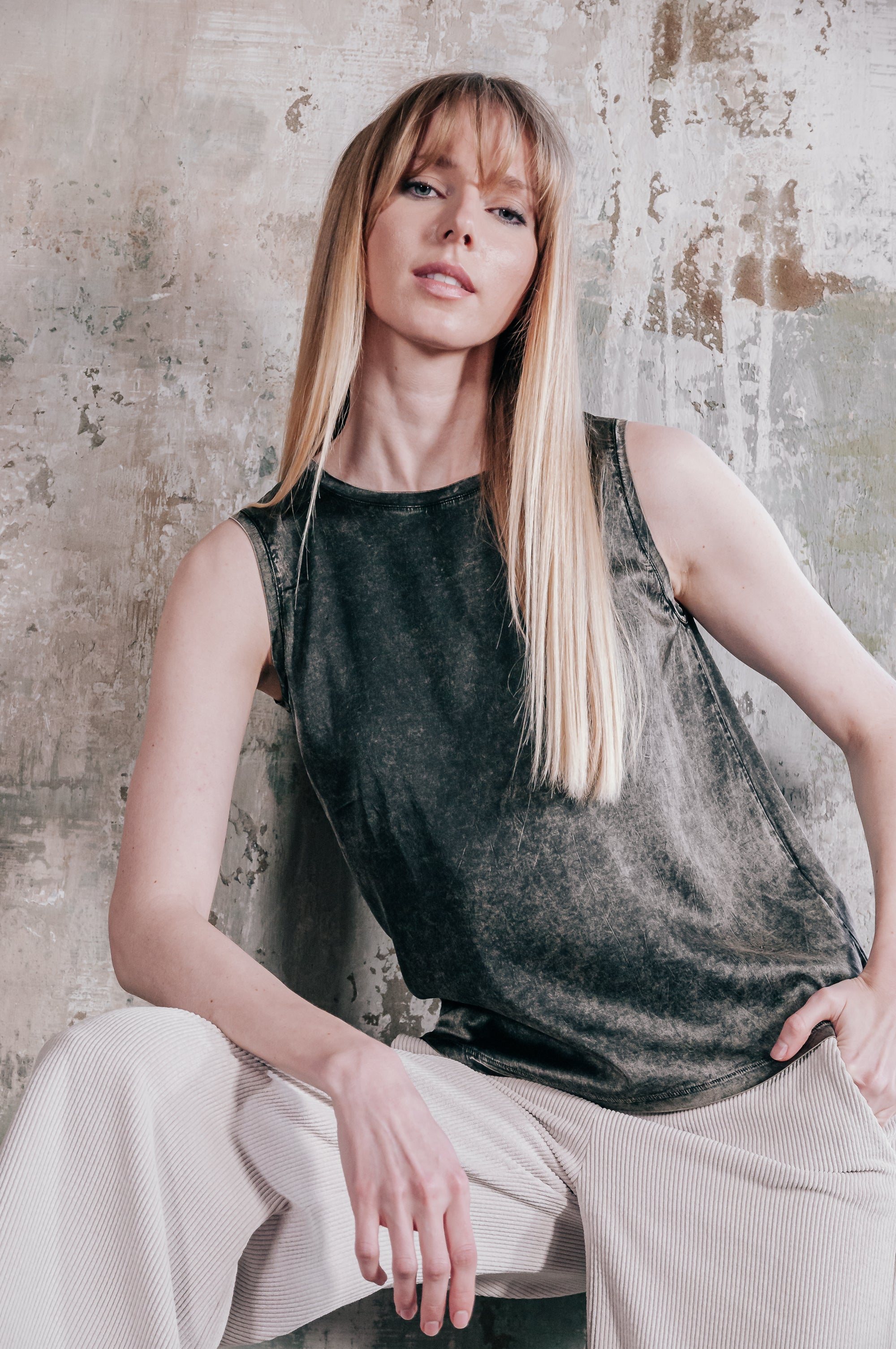 Soave Tank Top Marble Art - Jolie