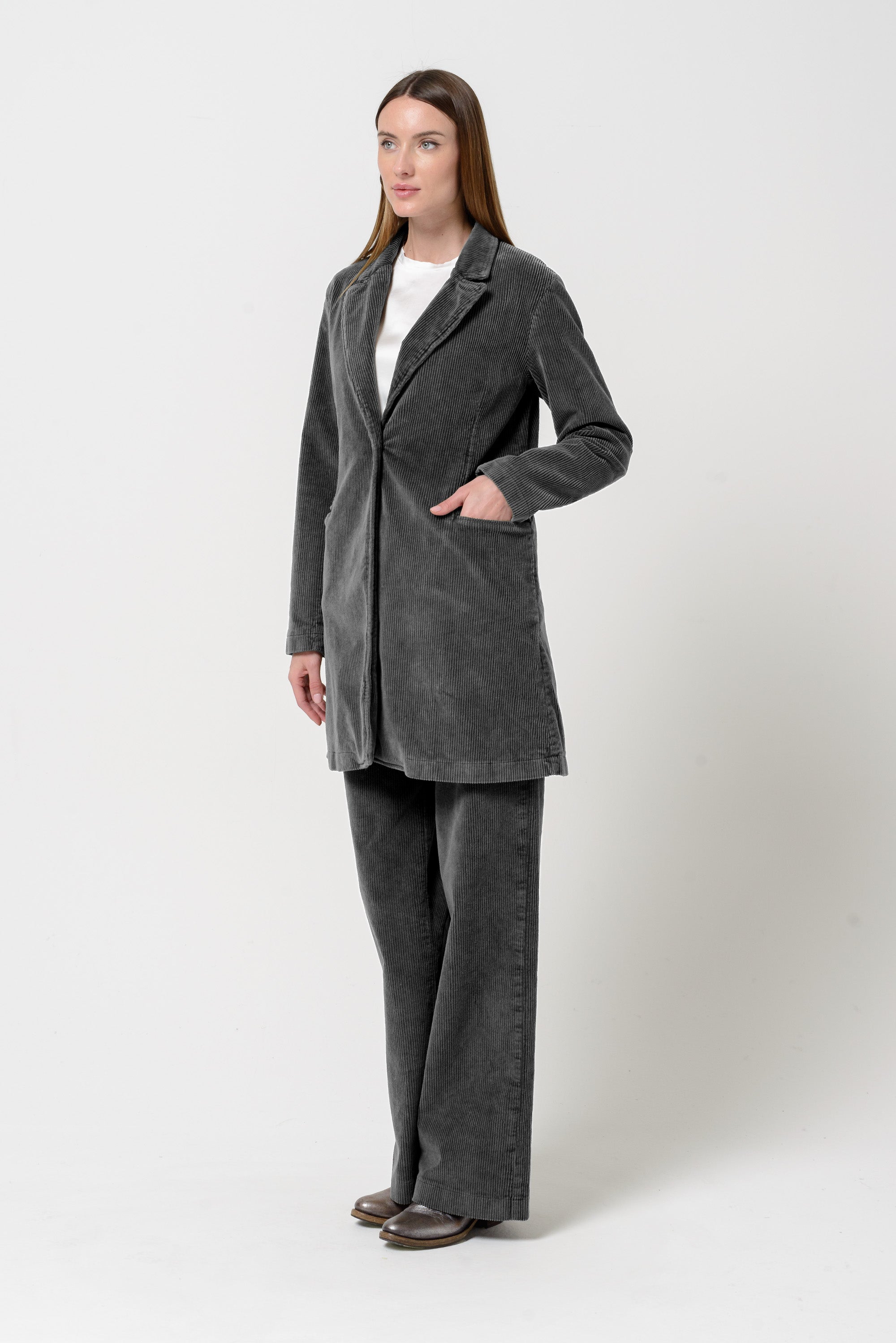 Down Town Long Blazer - Lavica
