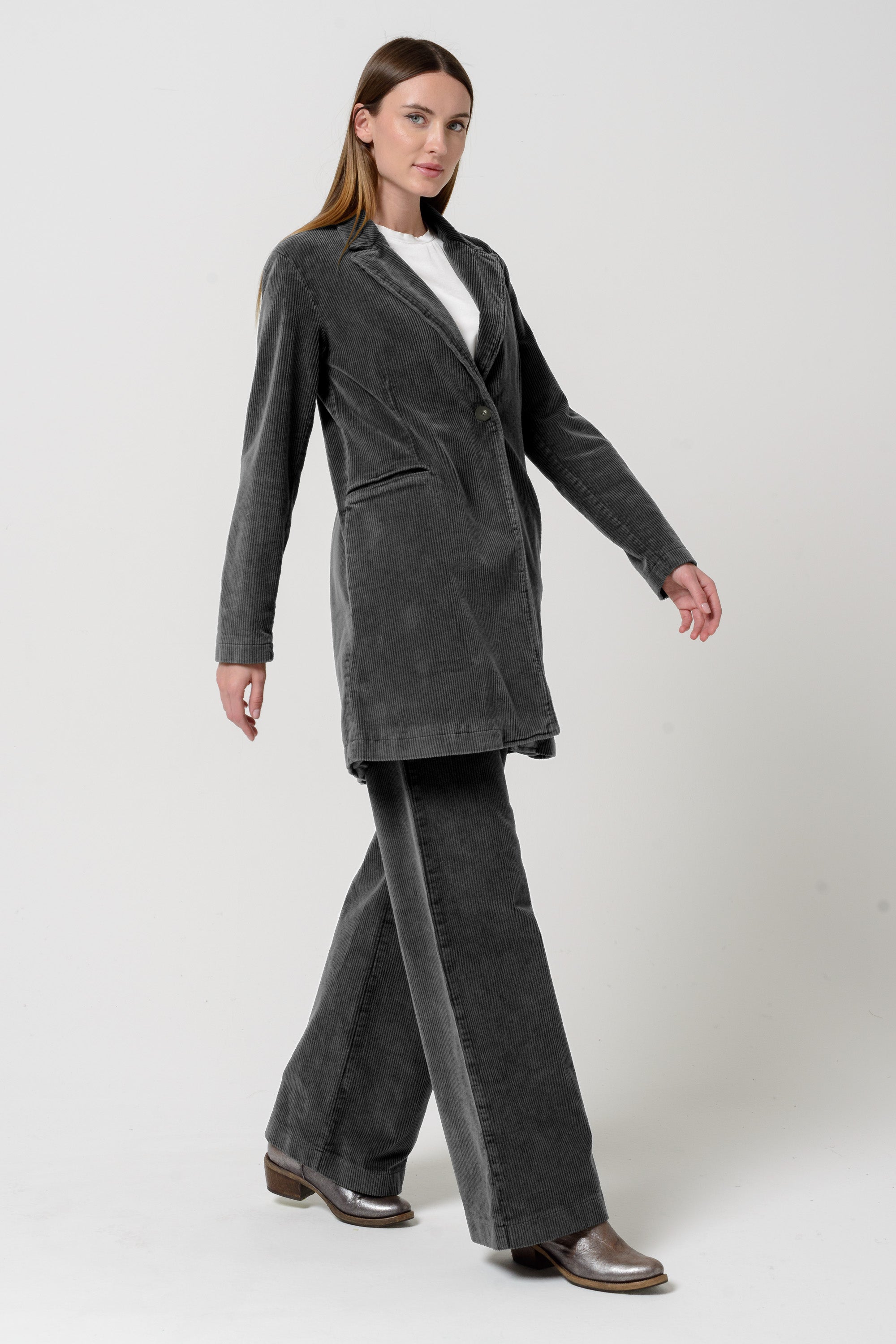 Down Town Long Blazer - Lavica