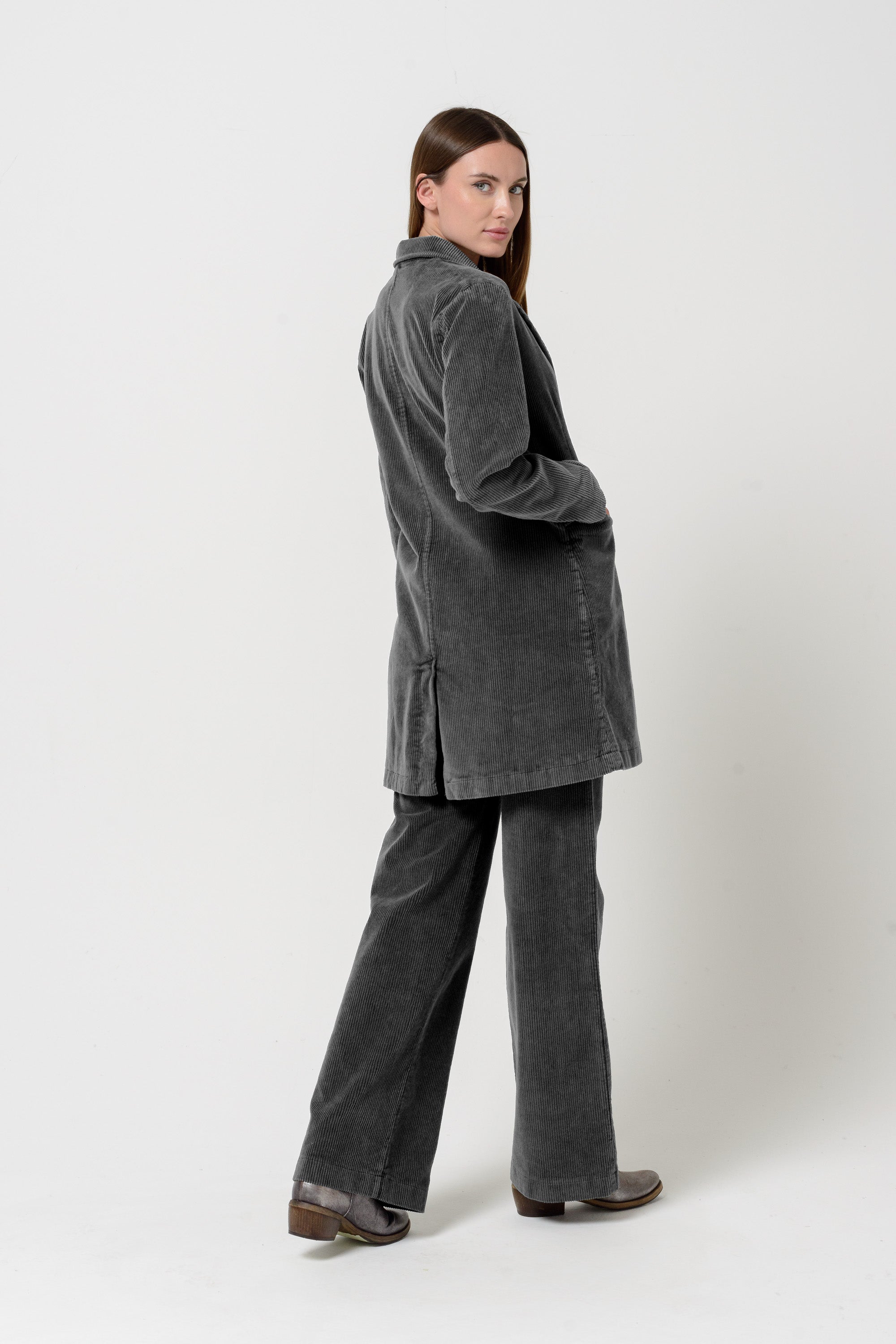 Down Town Long Blazer - Lavica