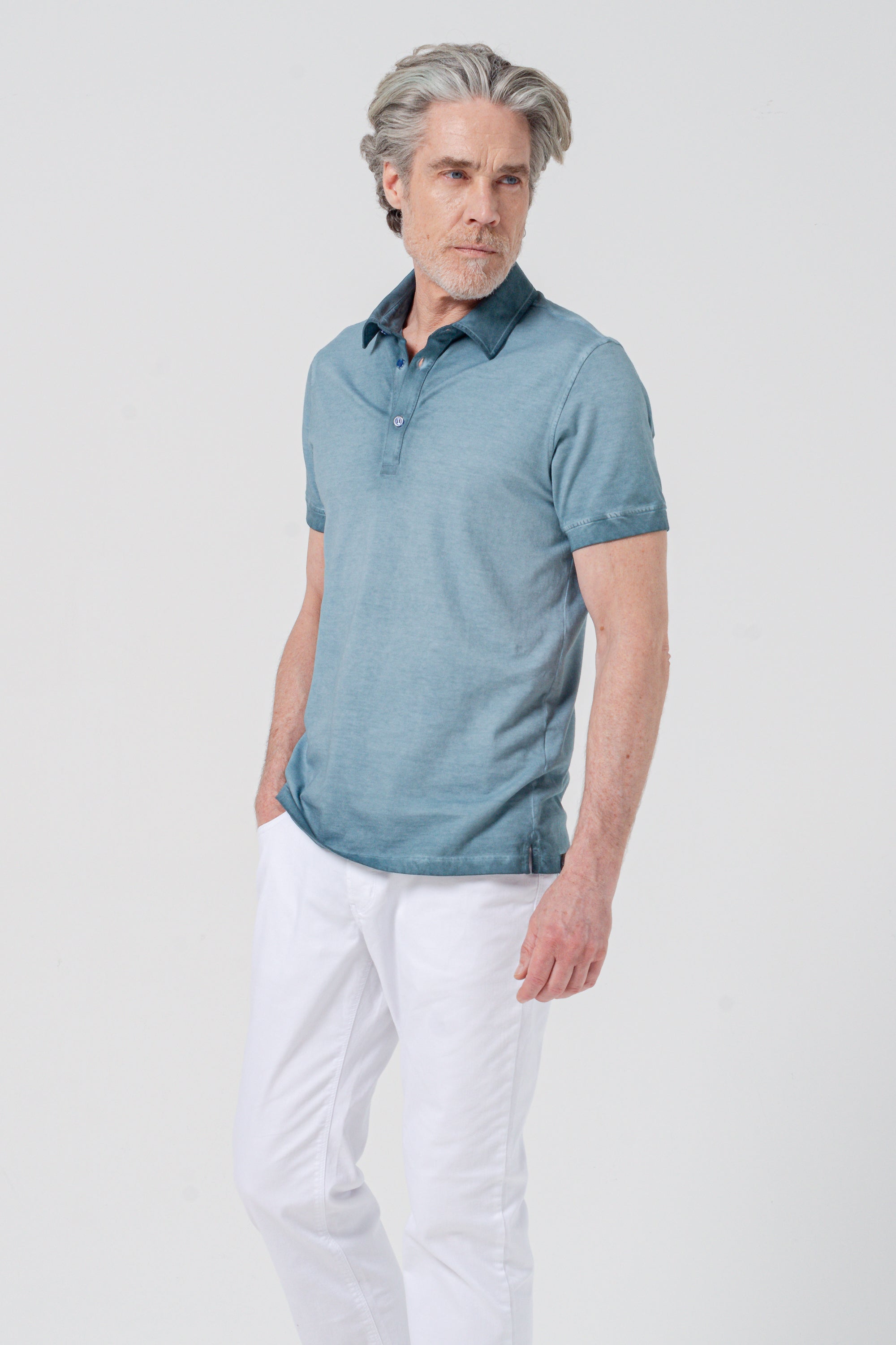 Hampton Polo Slim Faded - Marlin