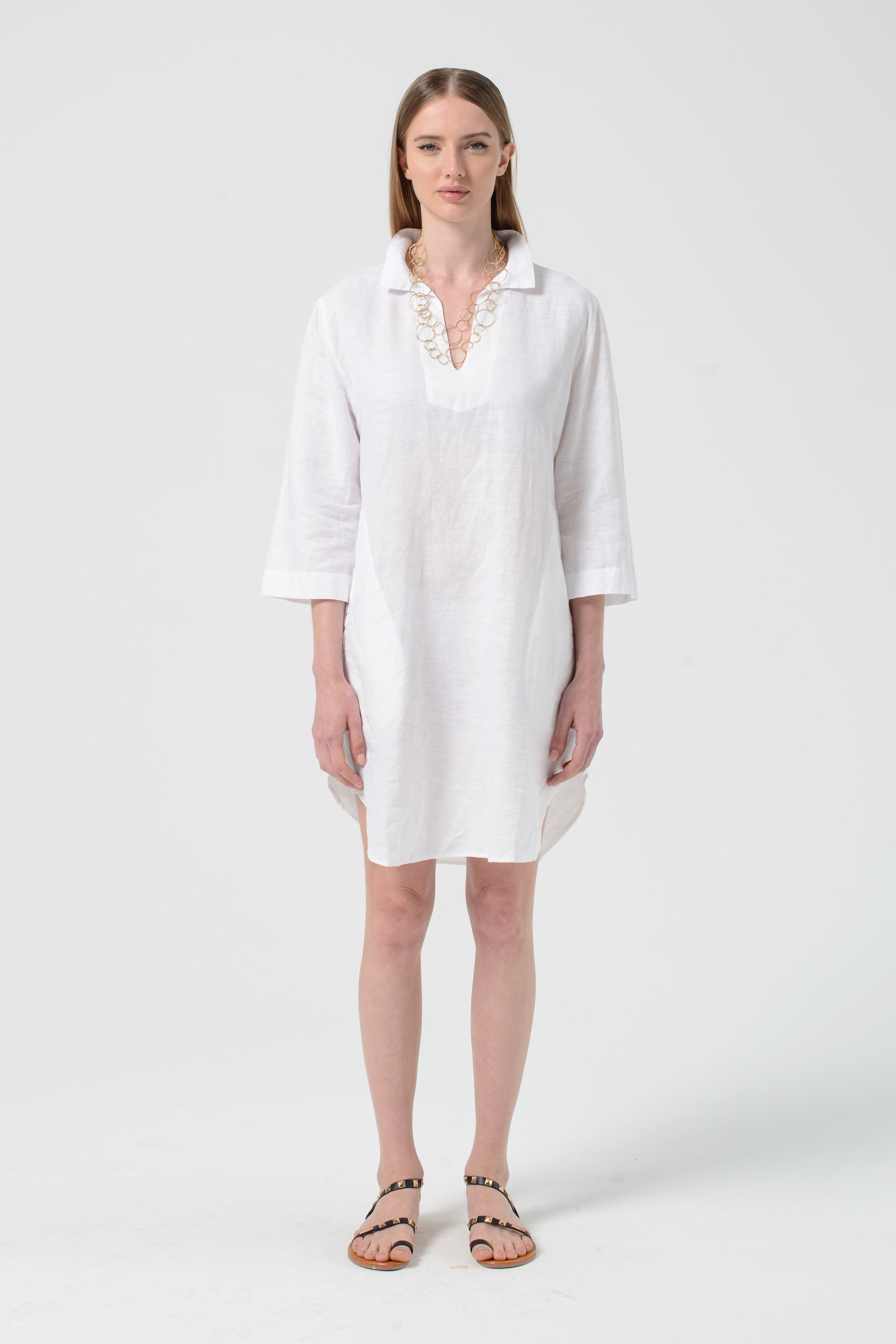 Gleam Kaftan - White