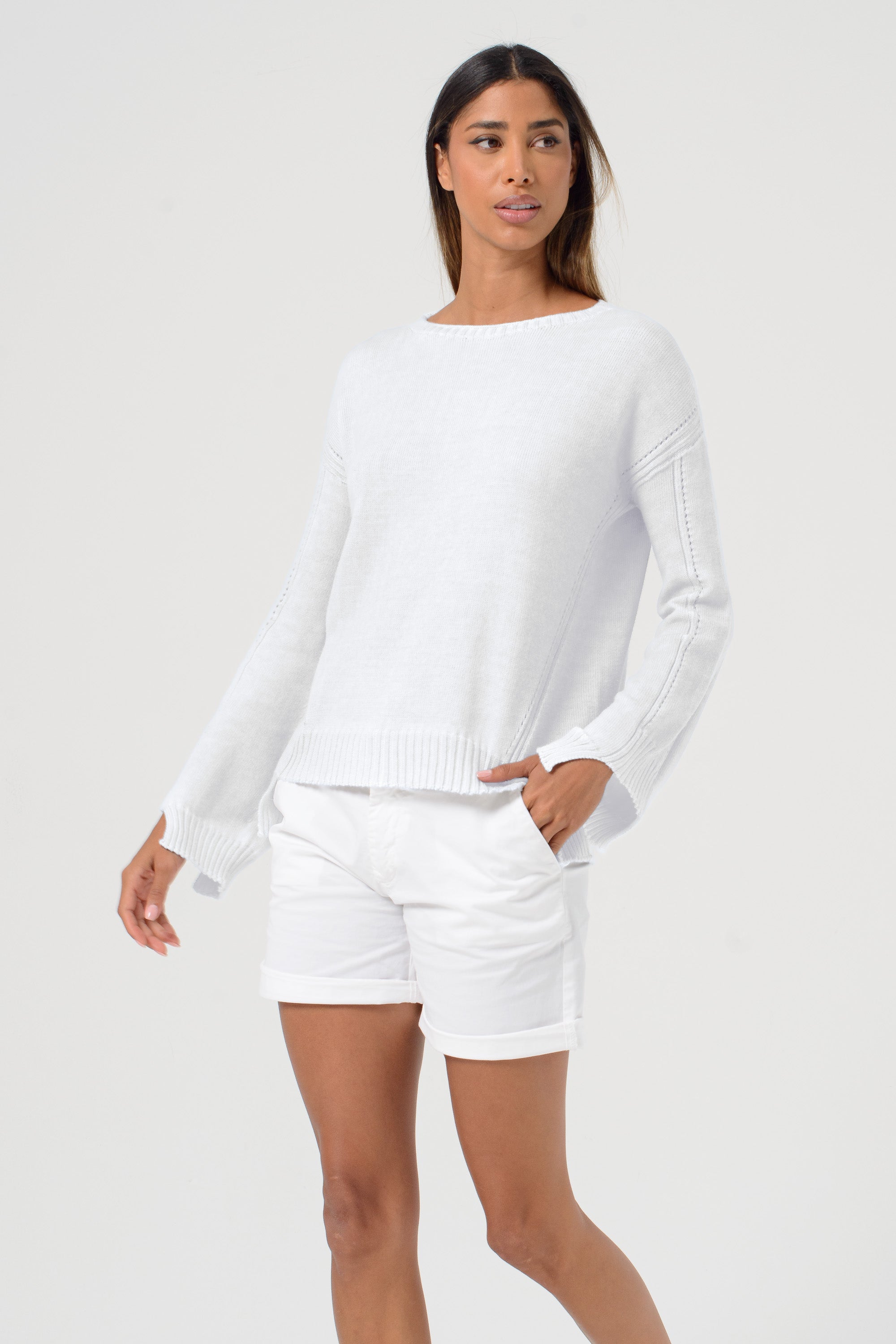 Susa Knit - White