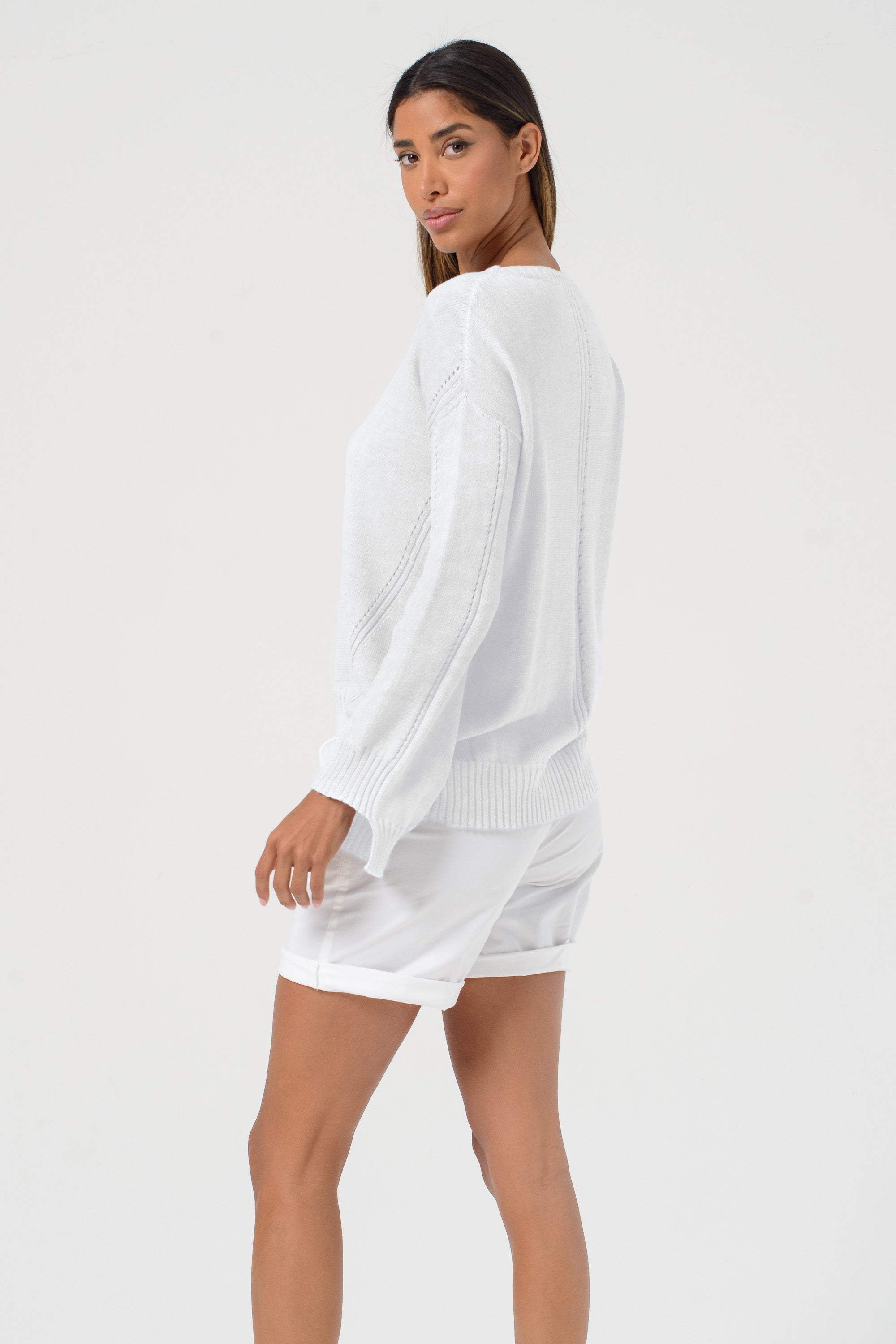 Susa Knit - White