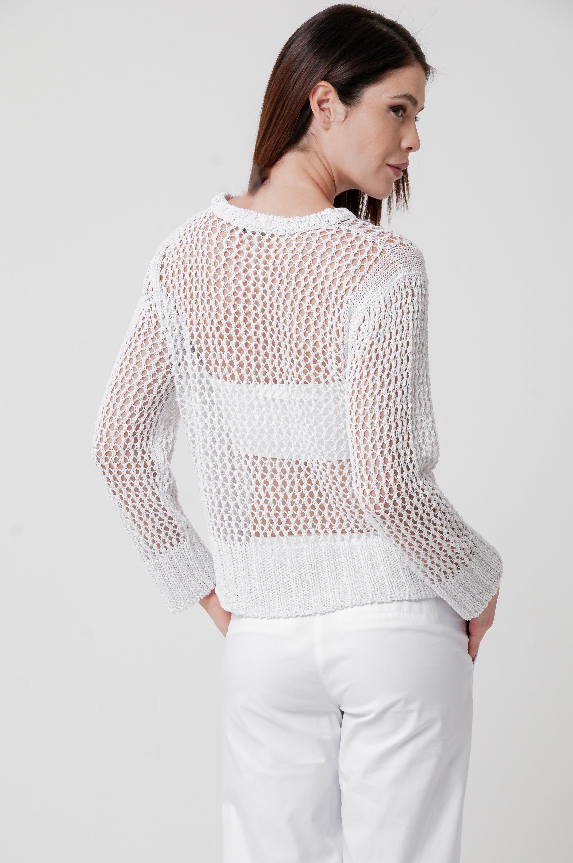 Chantal Knit - White