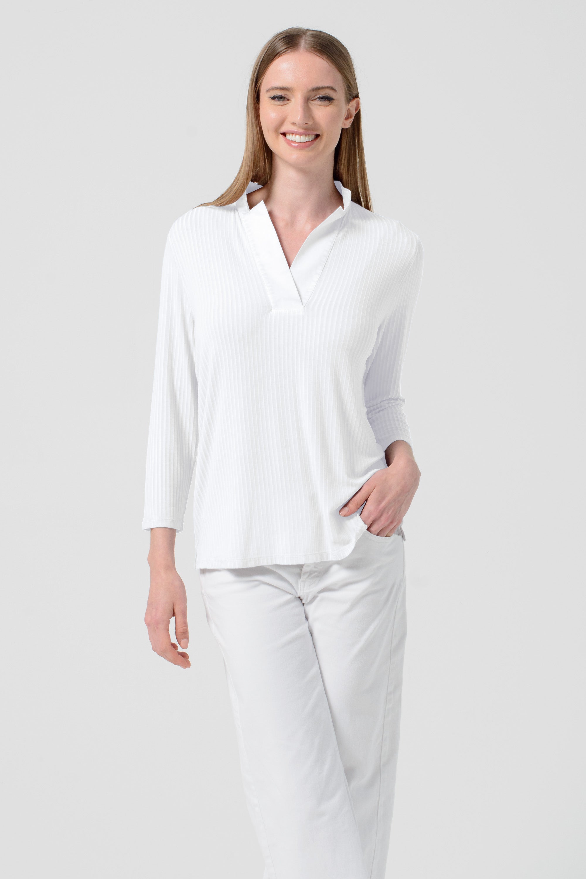 Claire Polo - White