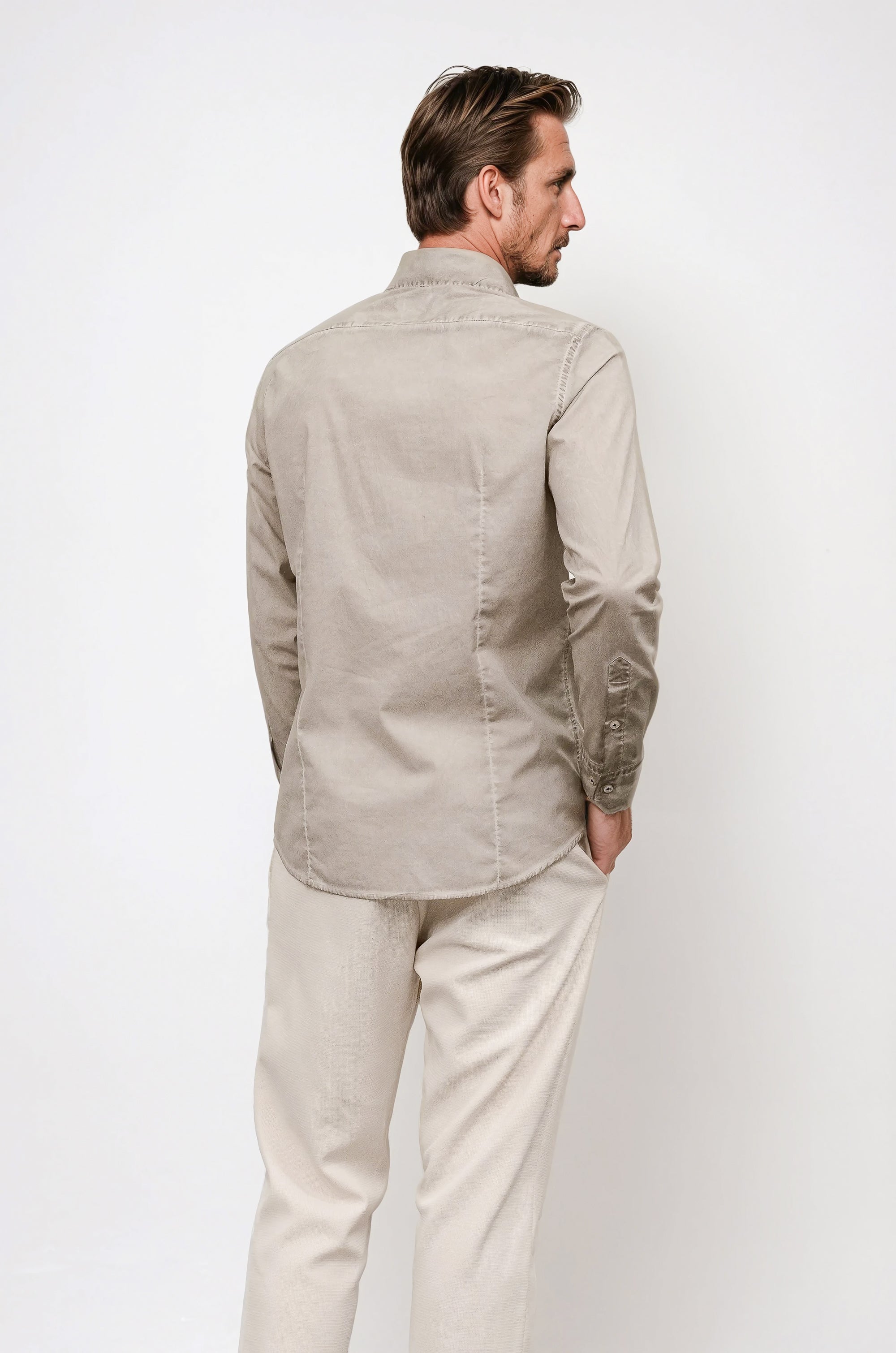 Harrison Poplin Shirt - Grafite
