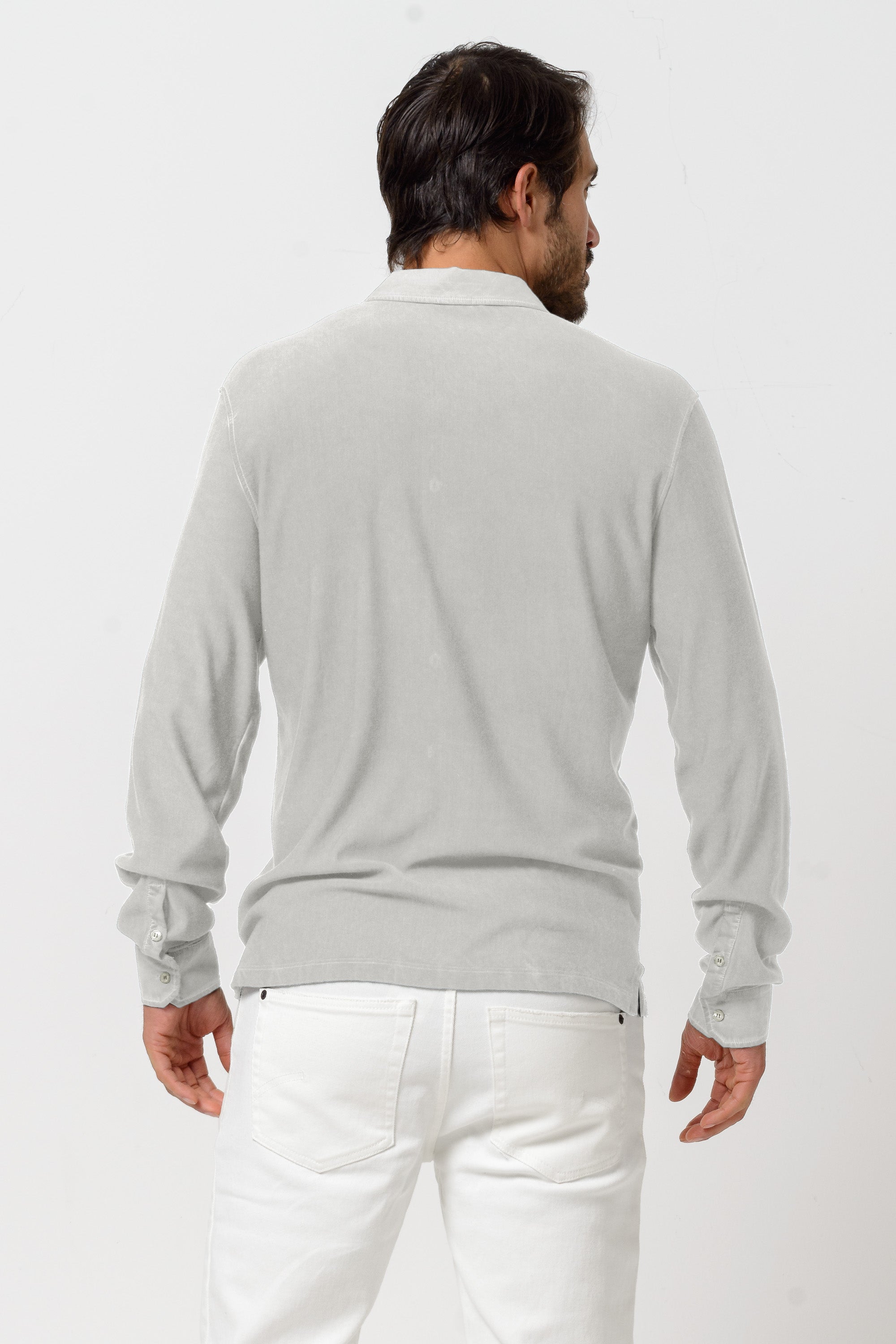 Clint Shirt Relax - Platino
