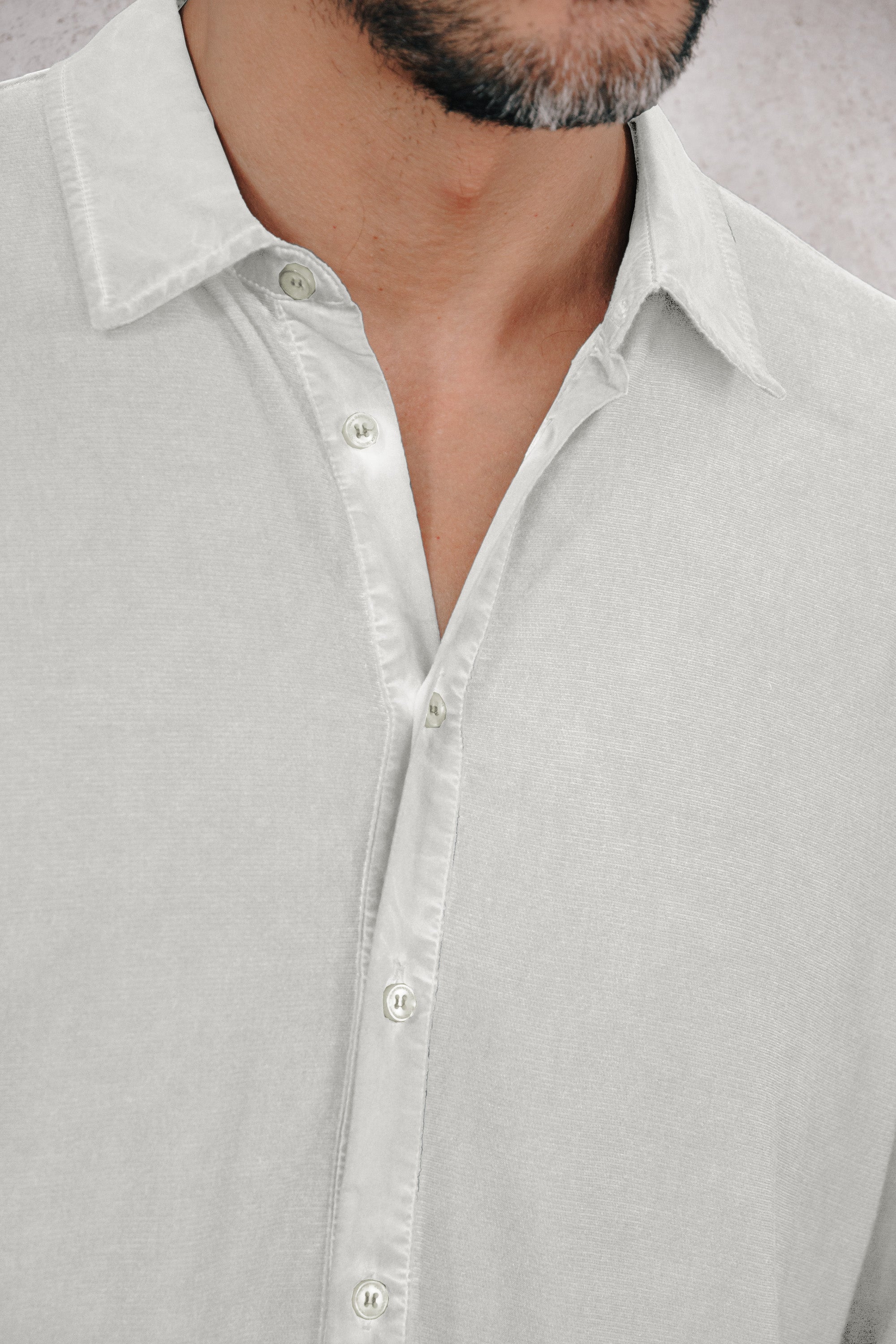 Clint Shirt Relax - Platino