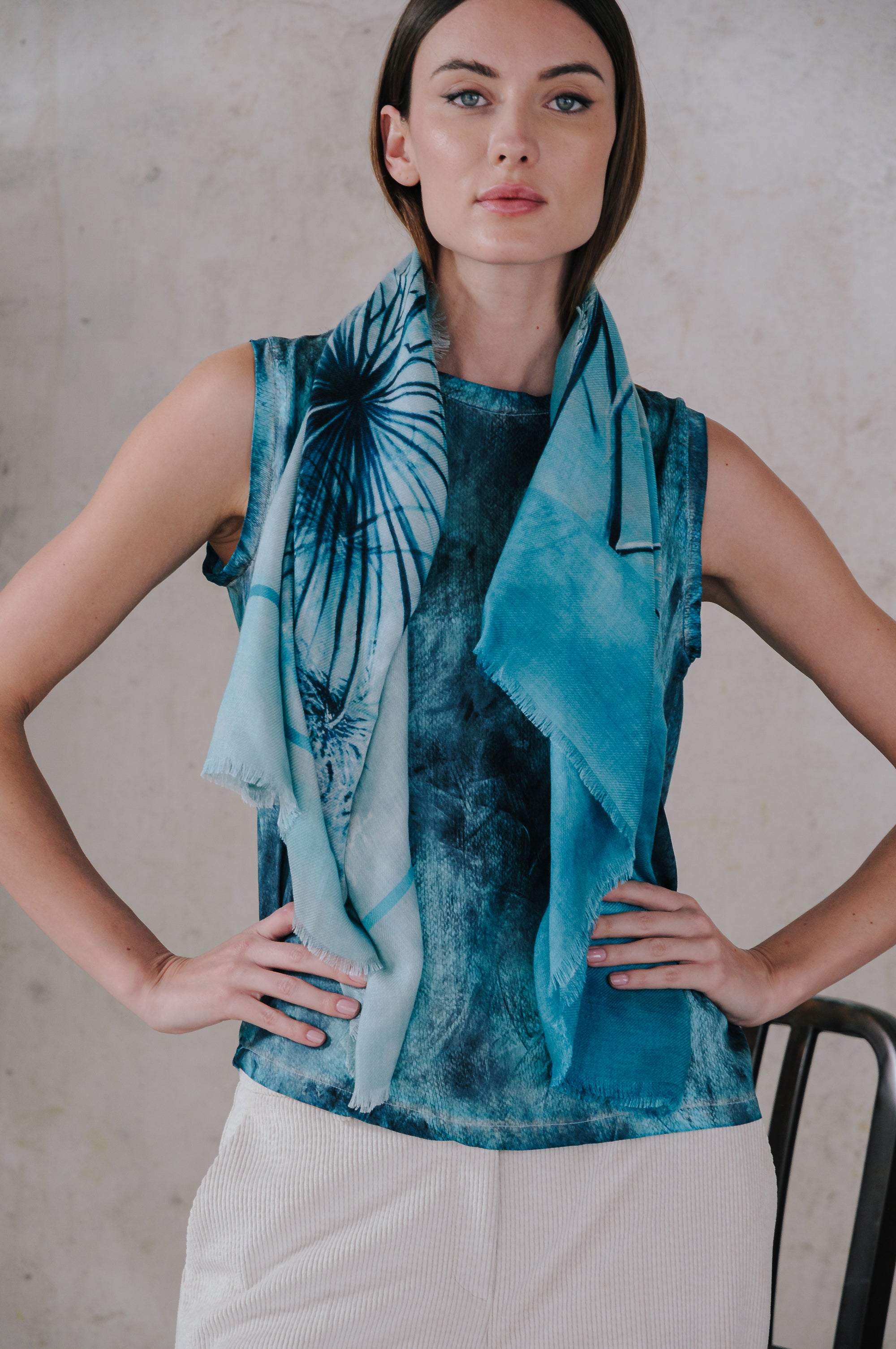 Eracly Foulard - Aqua