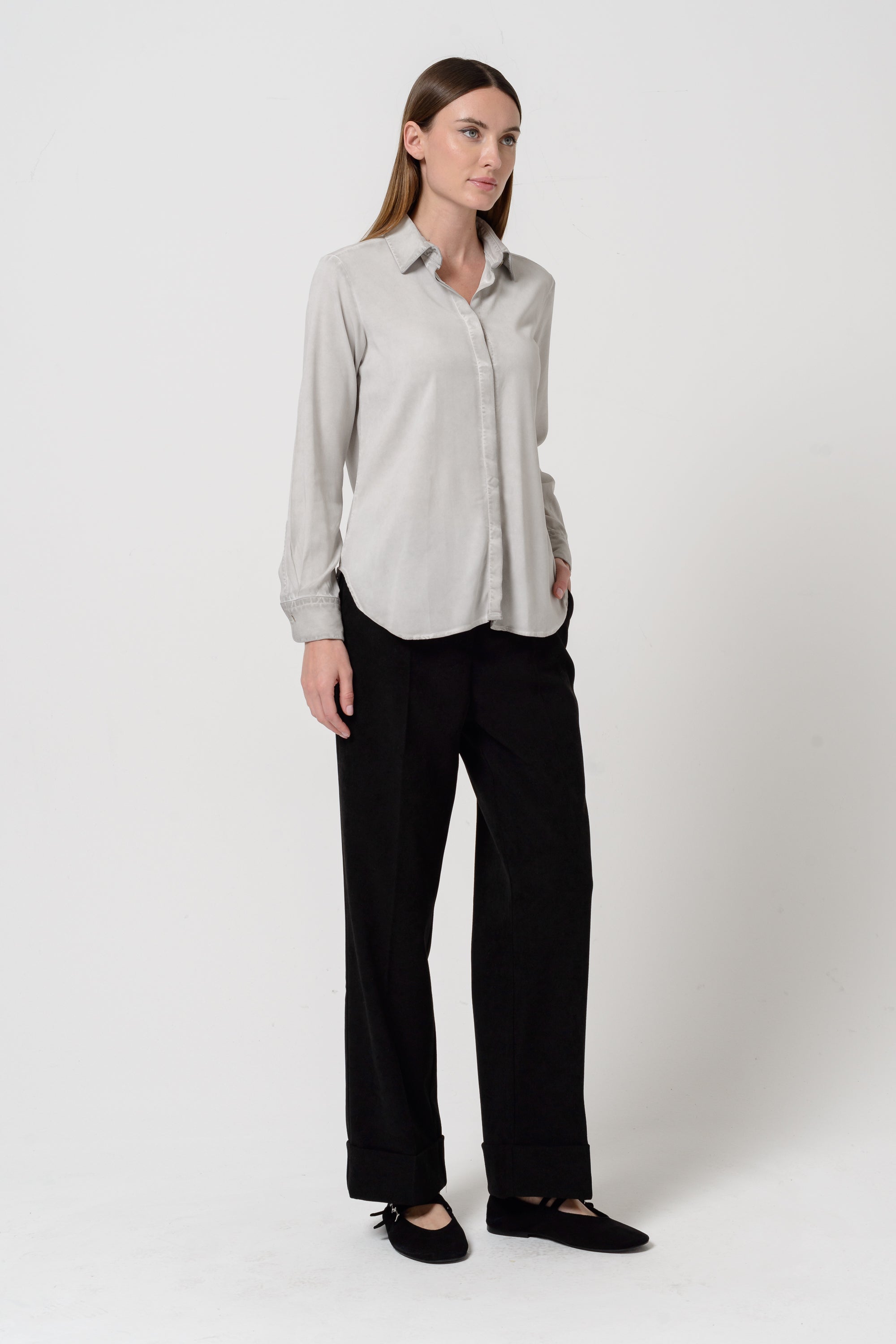 Atlanta Twill Shirt - Platino