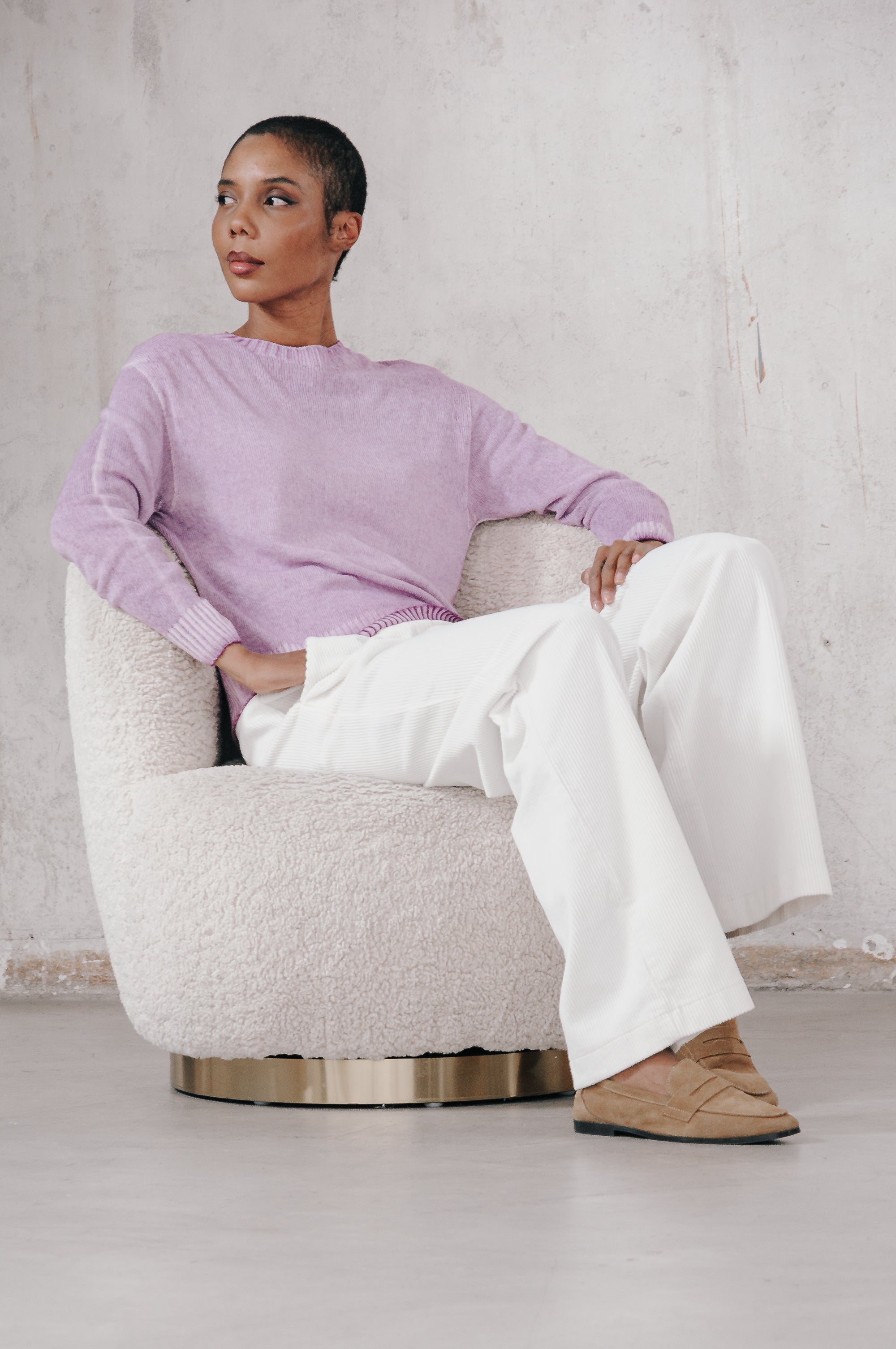 Skyla Faded Soffio Art - Plum