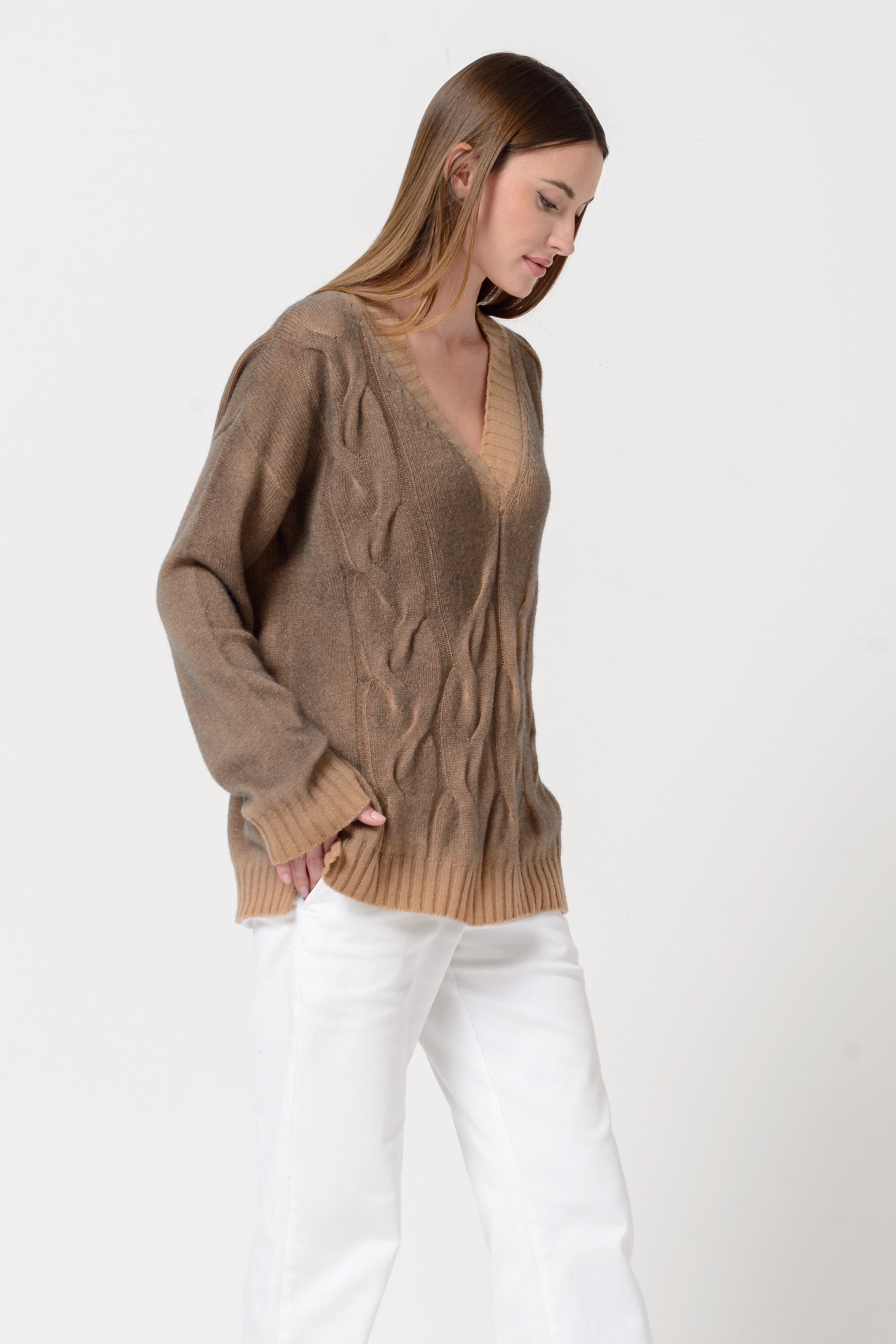 Lageder V Knit Smoke Art - Grano