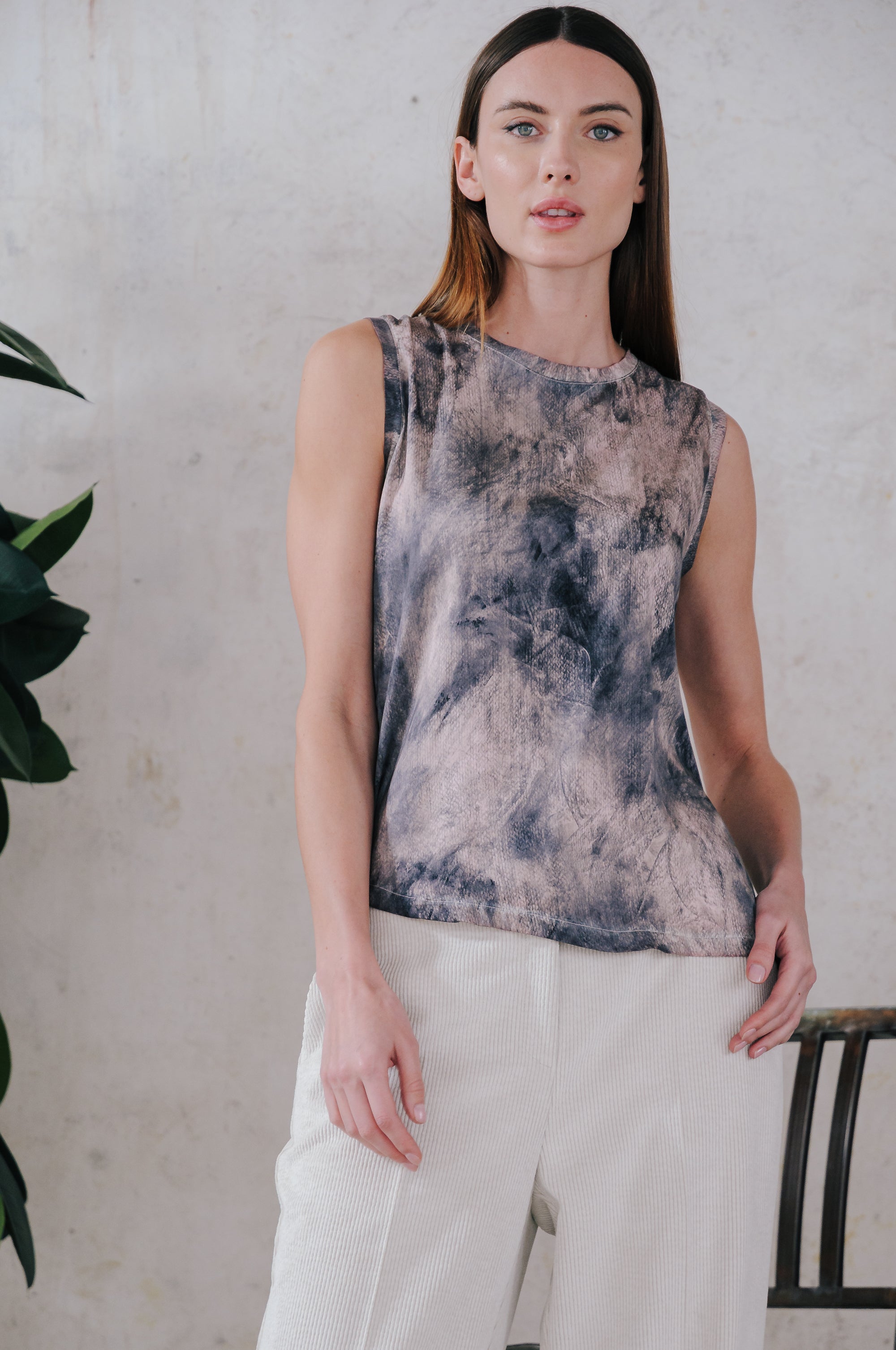 Lugana Printed Tank - Bali