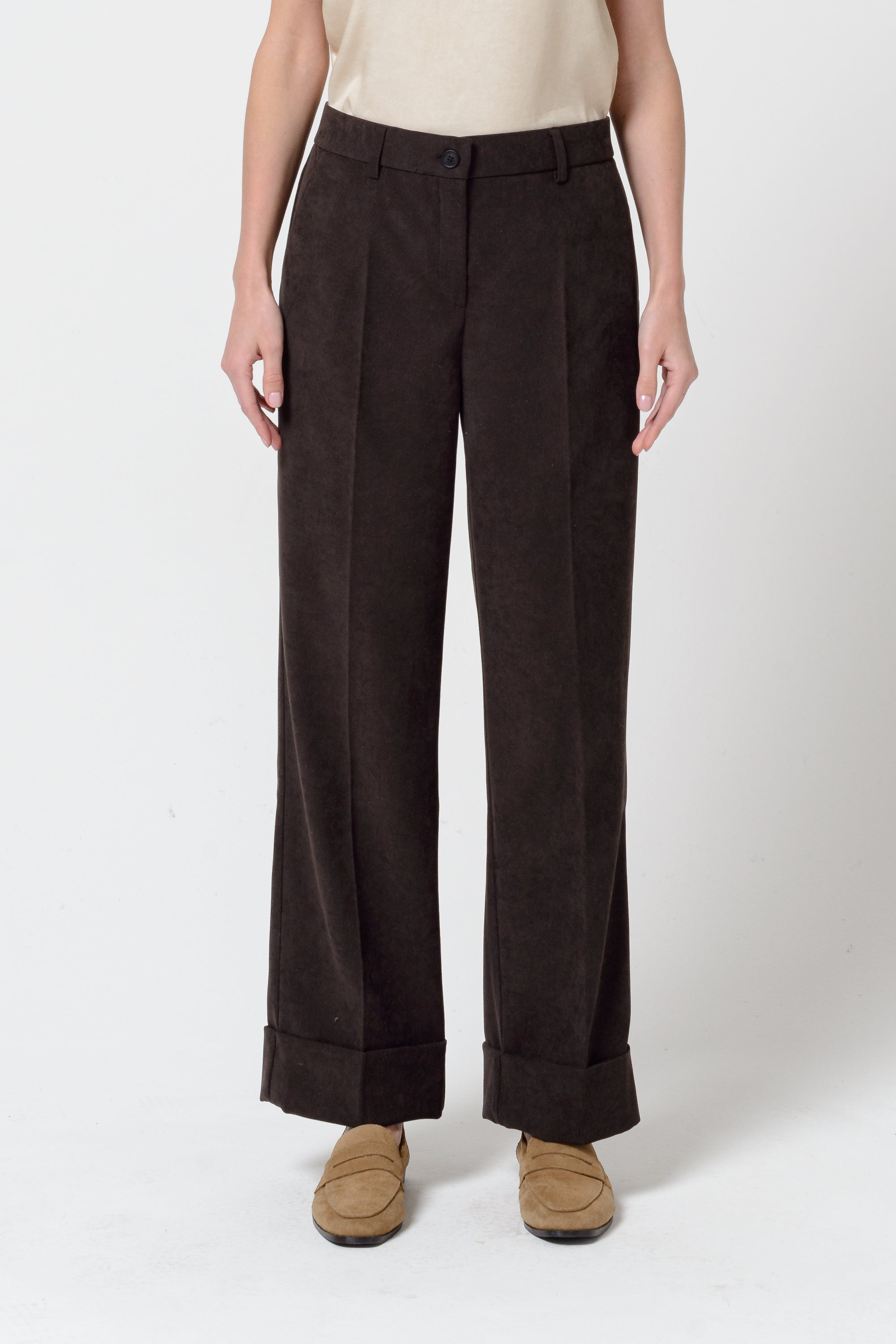 Tilda Velvet Pants - Arabica