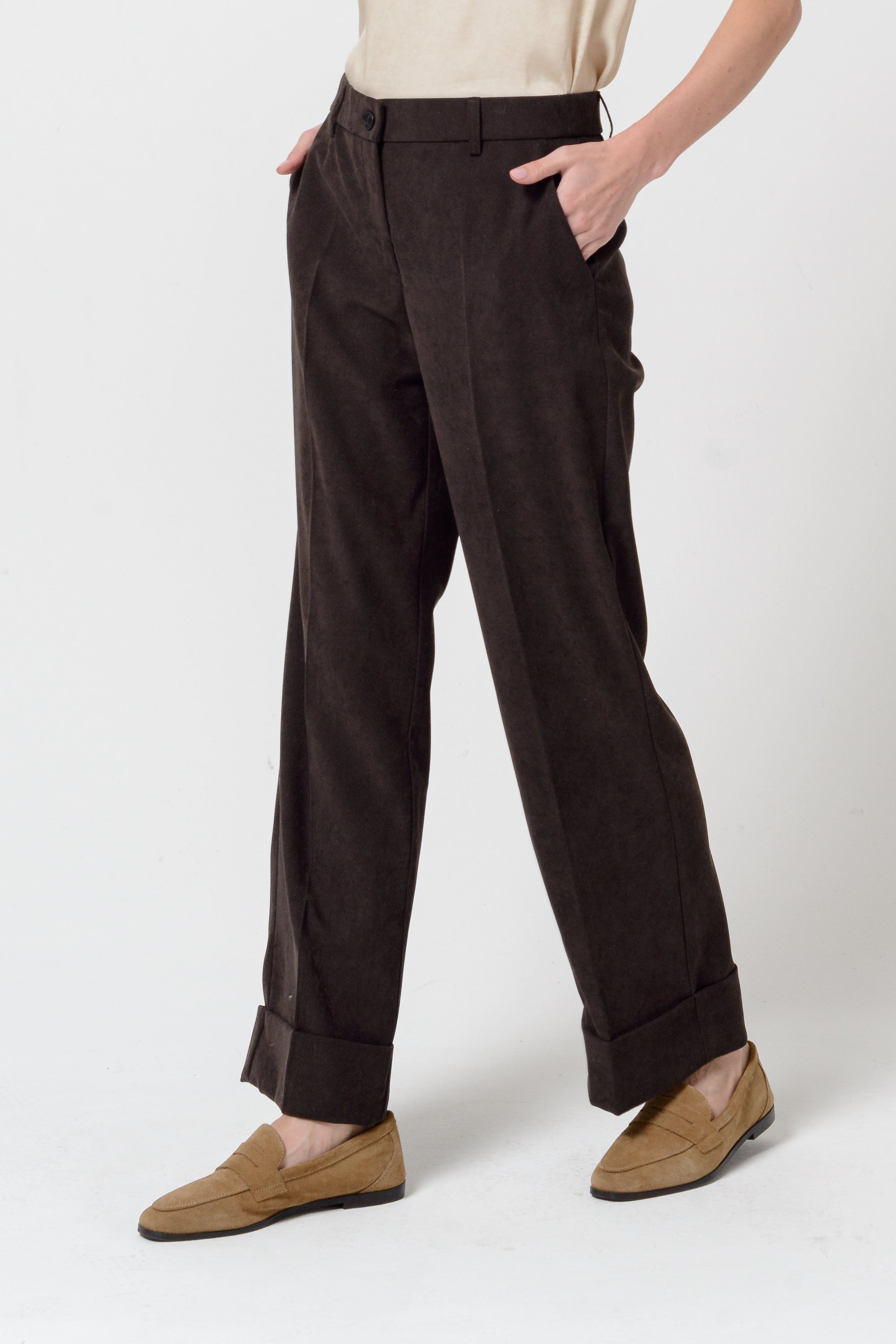 Tilda Velvet Pants - Arabica