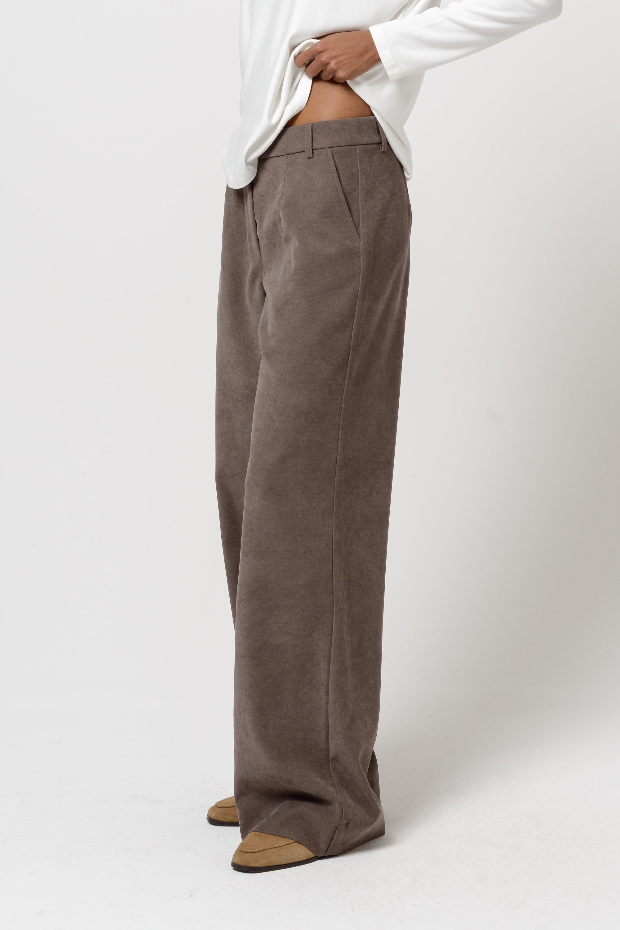 Gilda Velvet Pants - Castagna