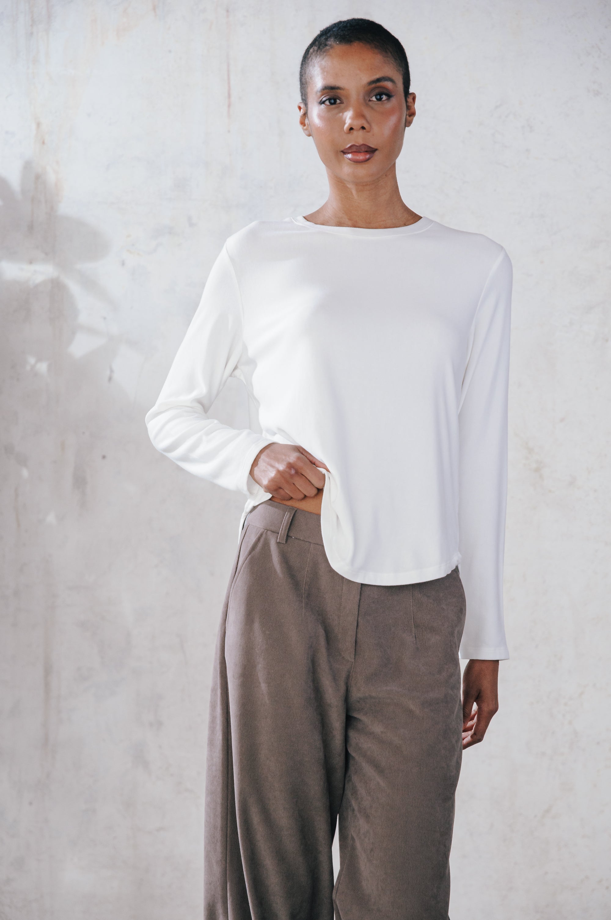 Gilda Velvet Pants - Castagna