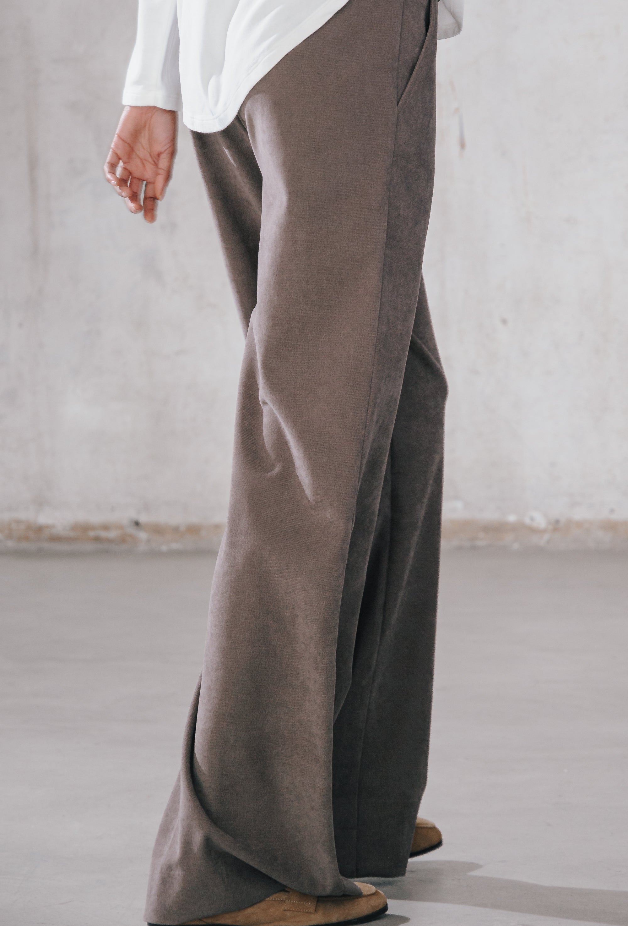 Gilda Velvet Pants - Castagna