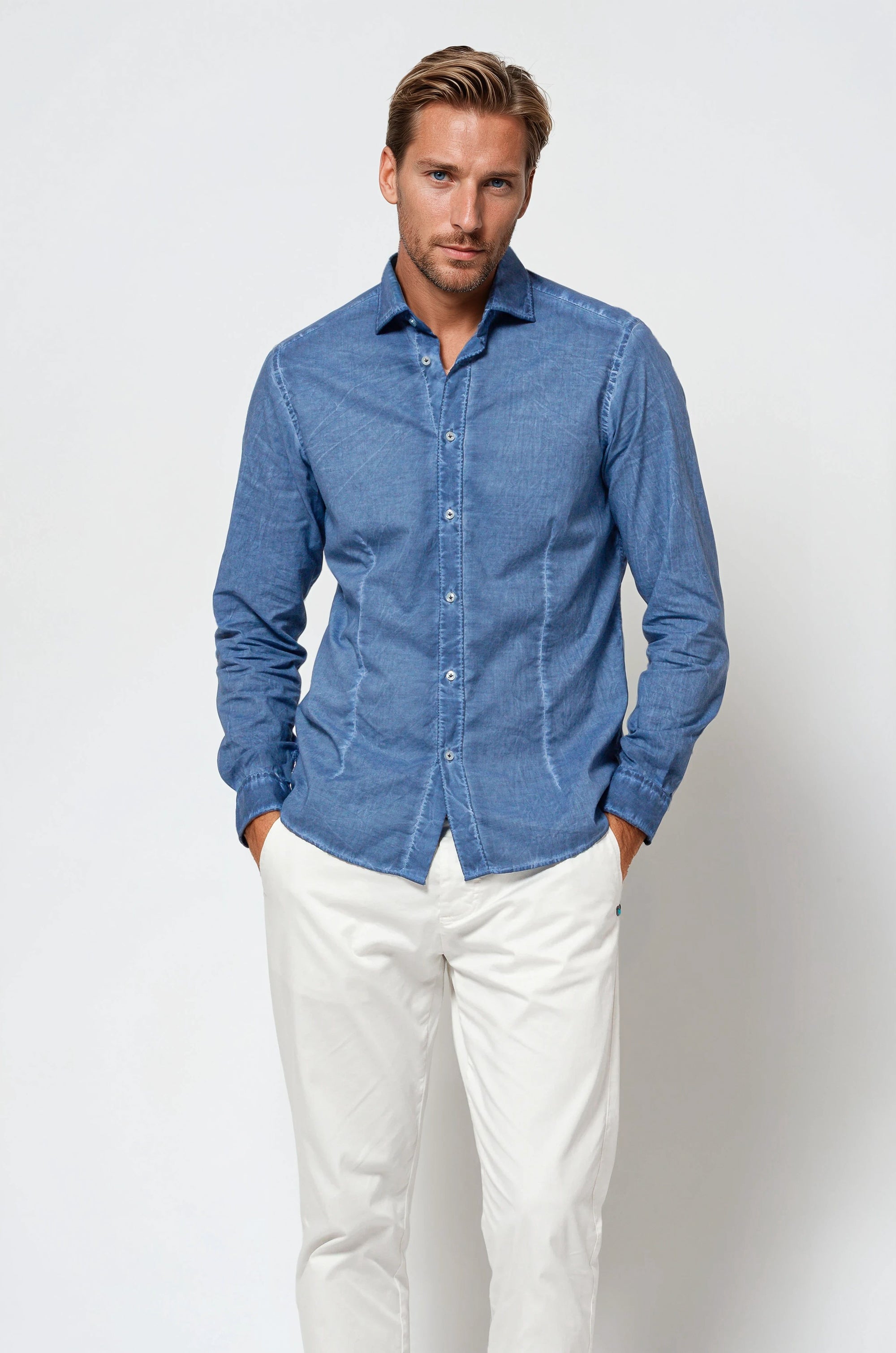 Steve Voile Shirt - Nautico