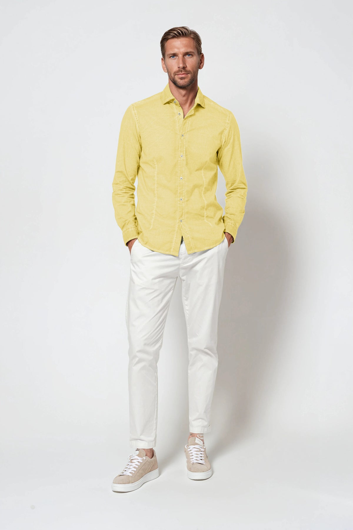 Steve Voile Shirt - Canary