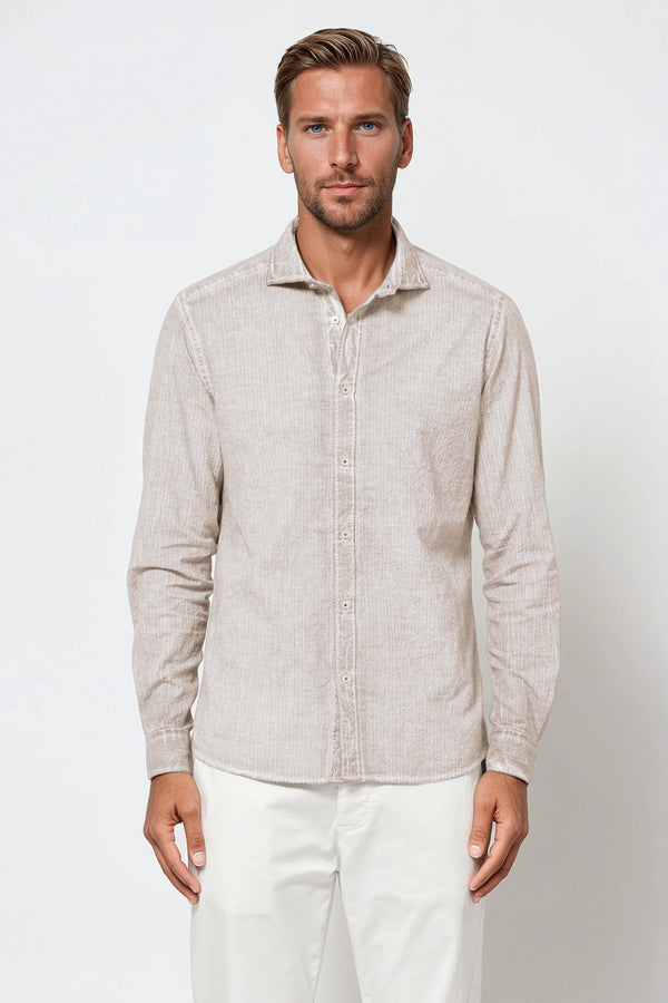 Harrison Cloque Shirt - Canapa