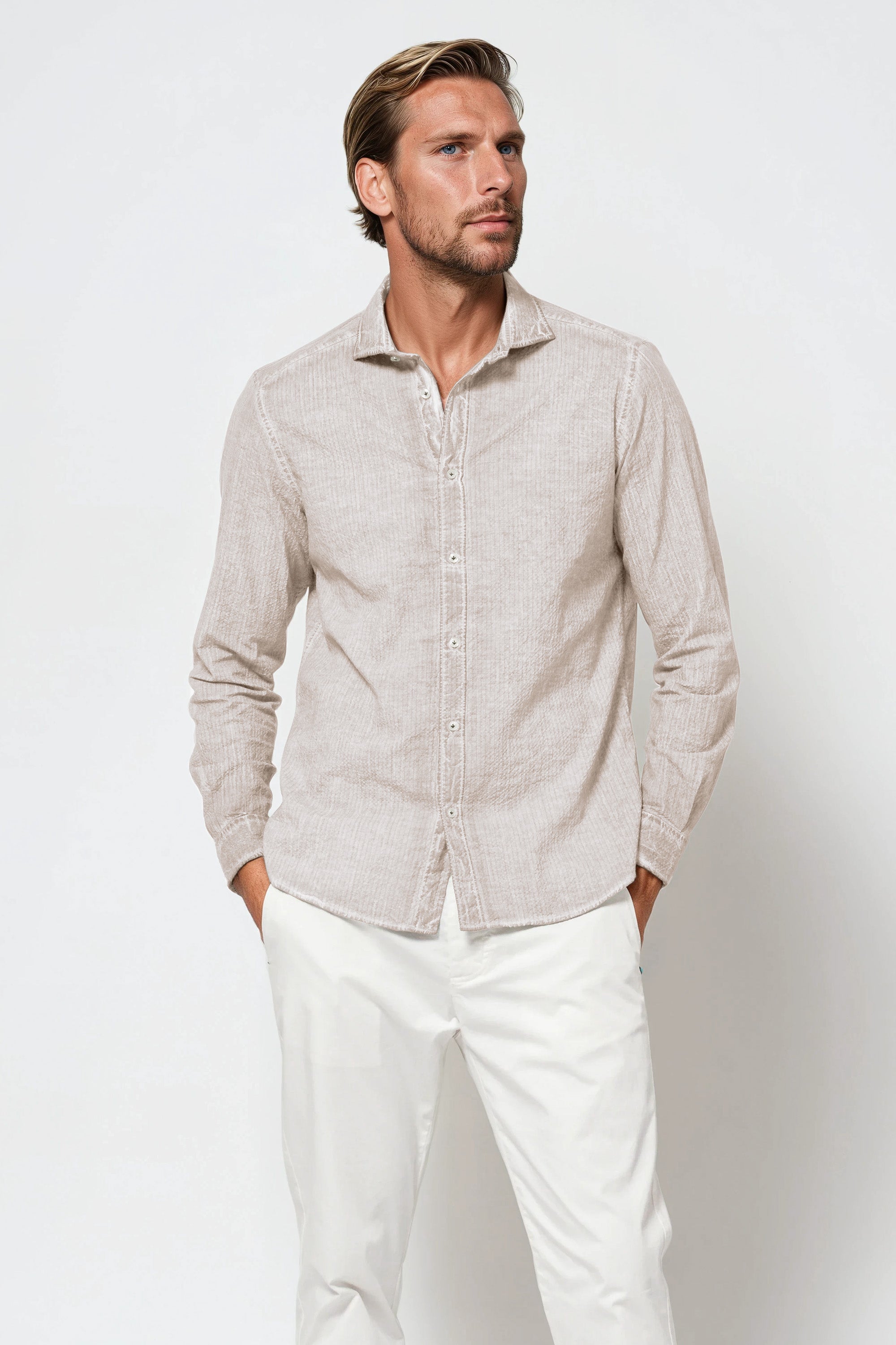 Harrison Cloque Shirt - Canapa
