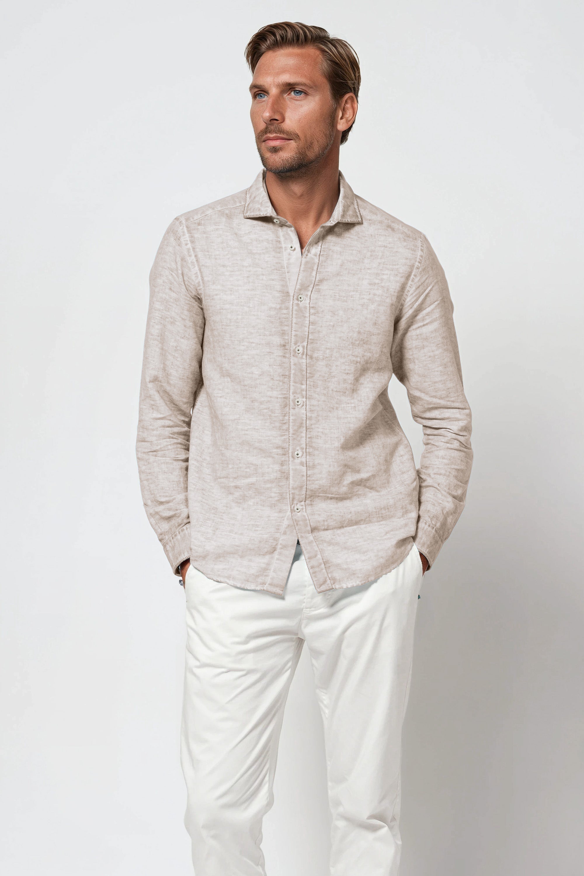 Harrison Linen Blend Shirt - Canapa