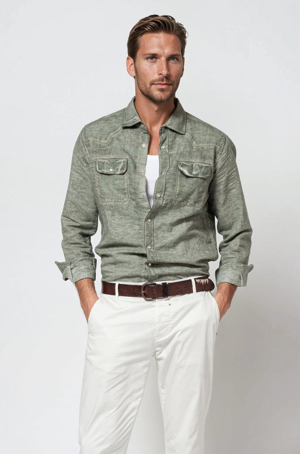 Austin Shirt - Salvia