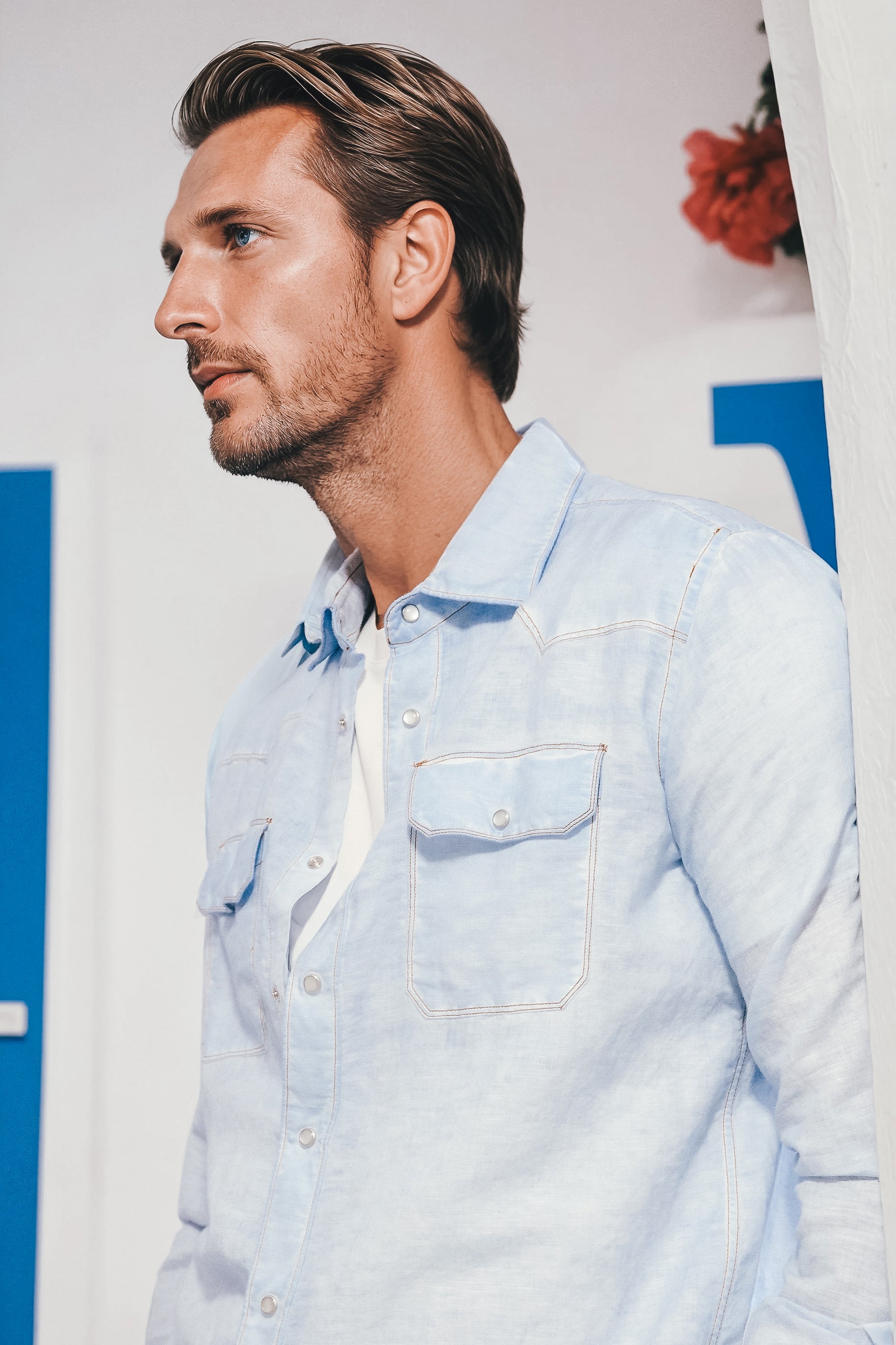 Austin Shirt - Santorini
