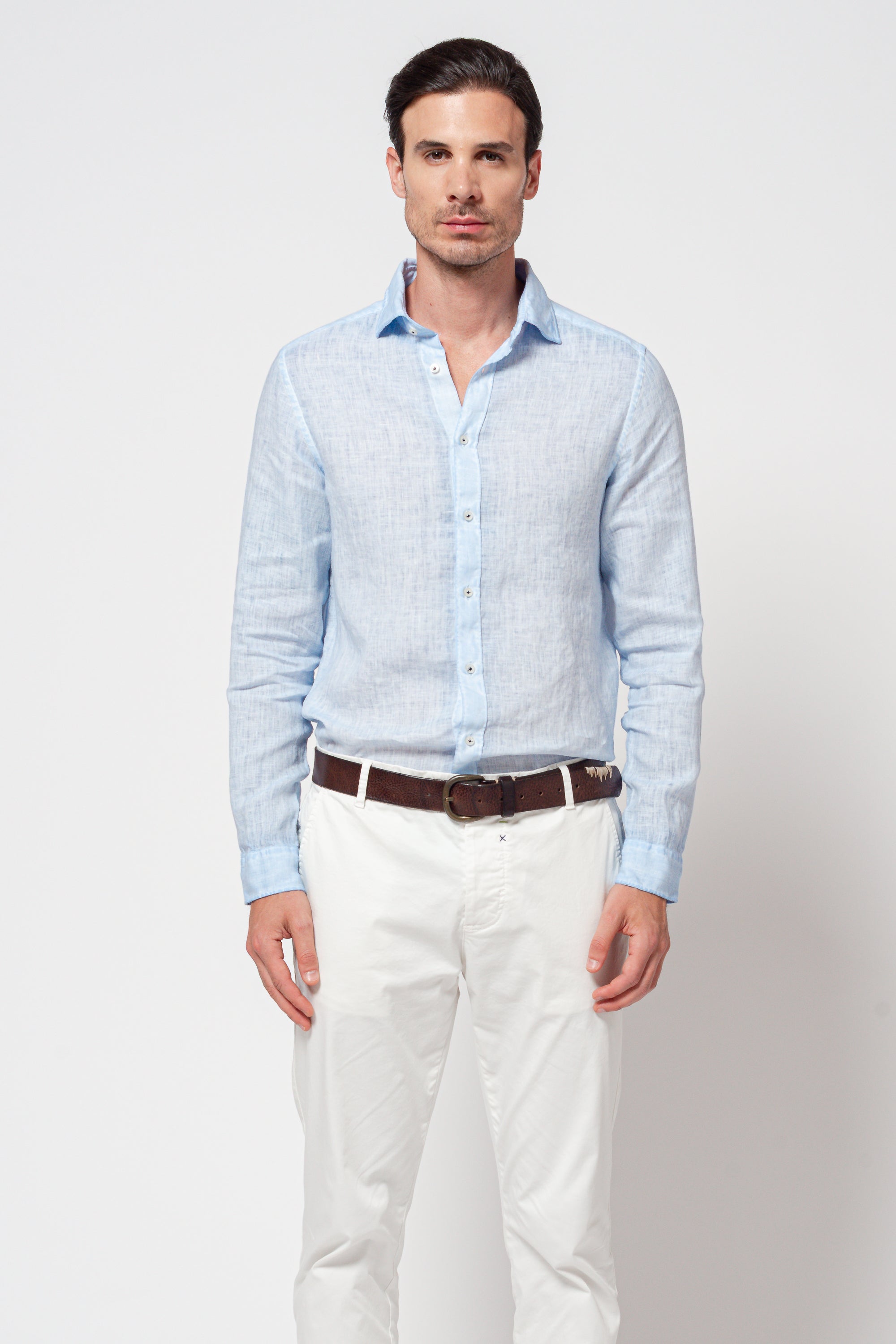 Robert Linen Shirt - Santorini