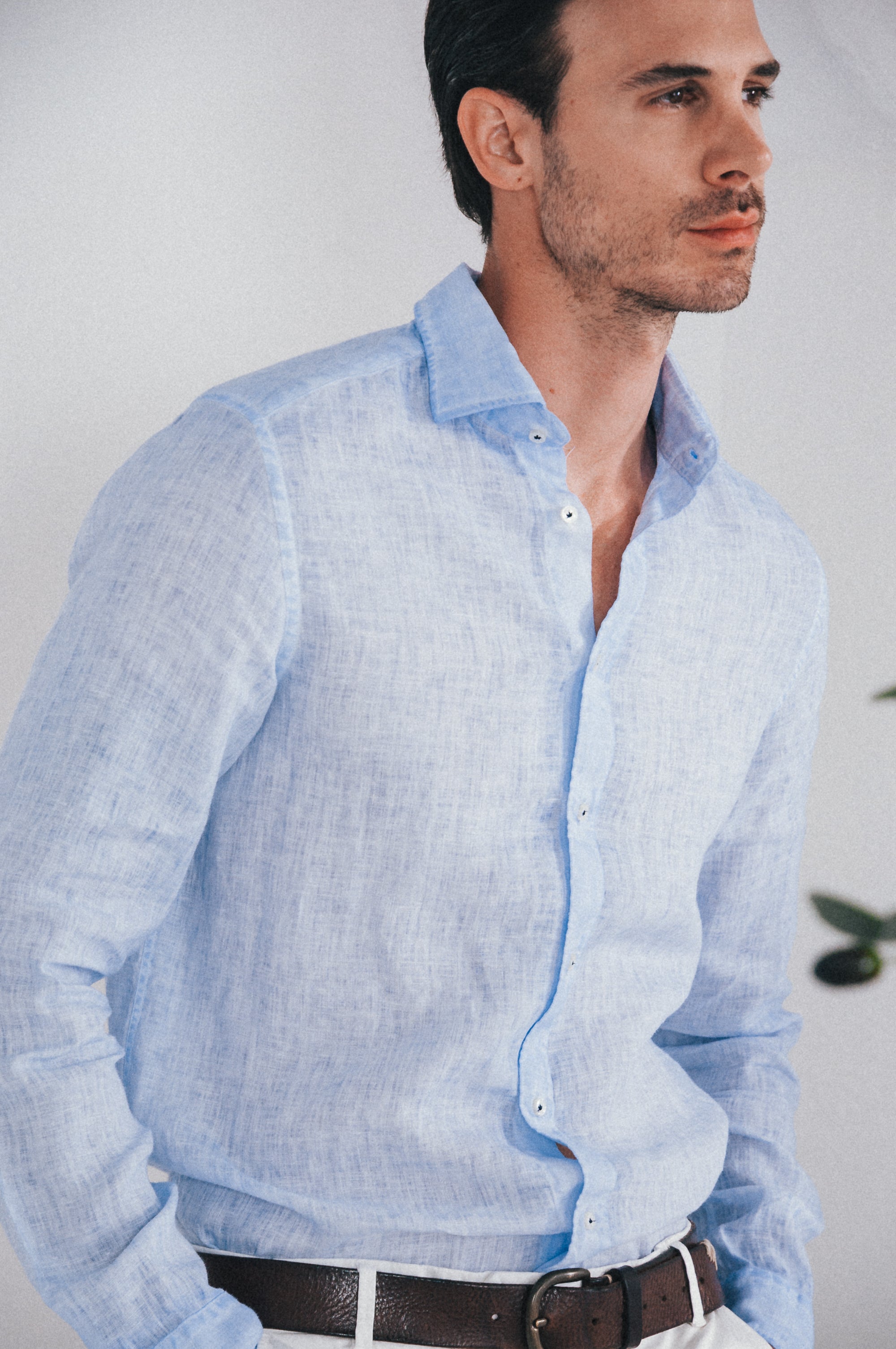 Robert Linen Shirt - Santorini
