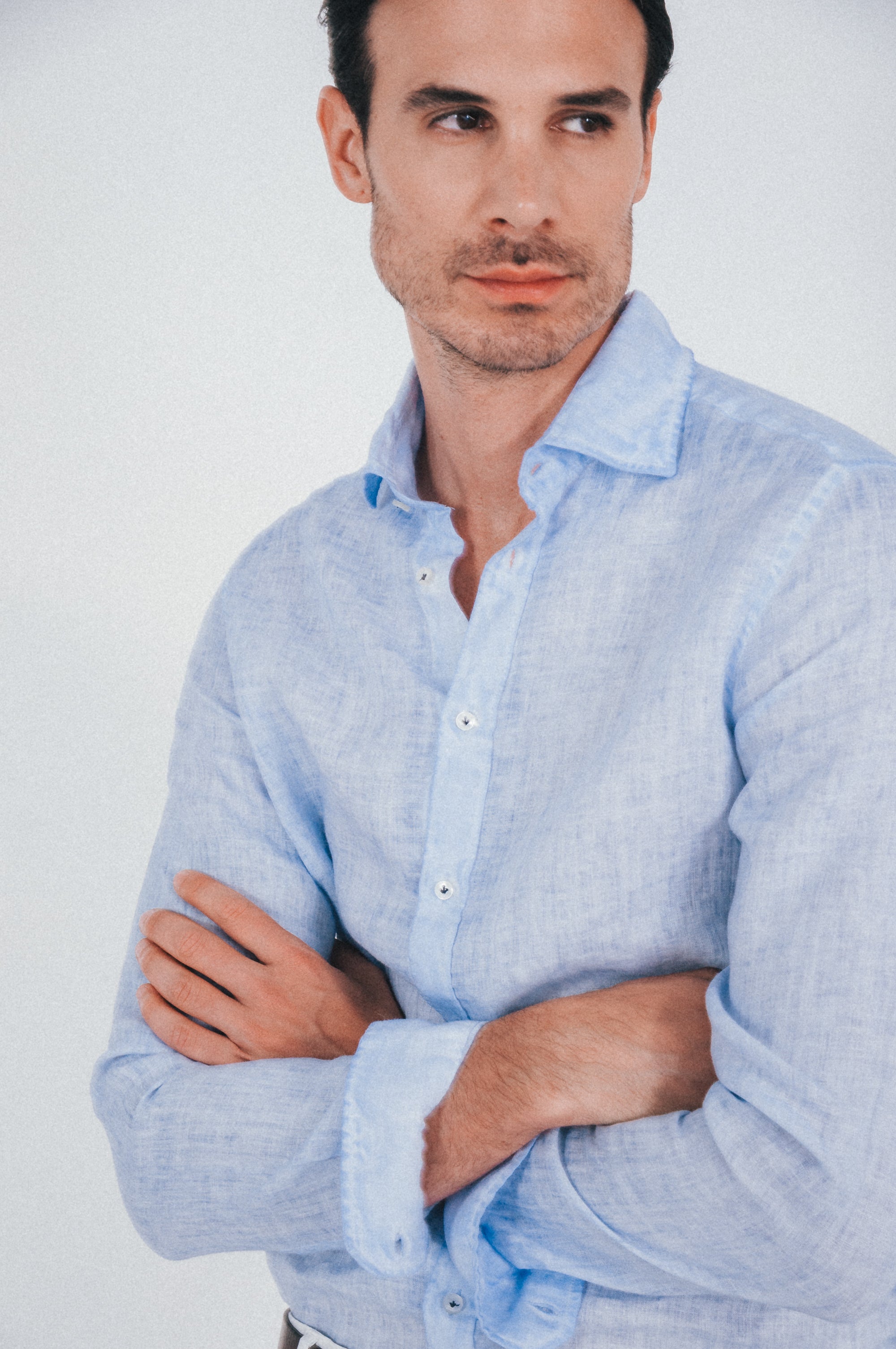 Robert Linen Shirt - Santorini
