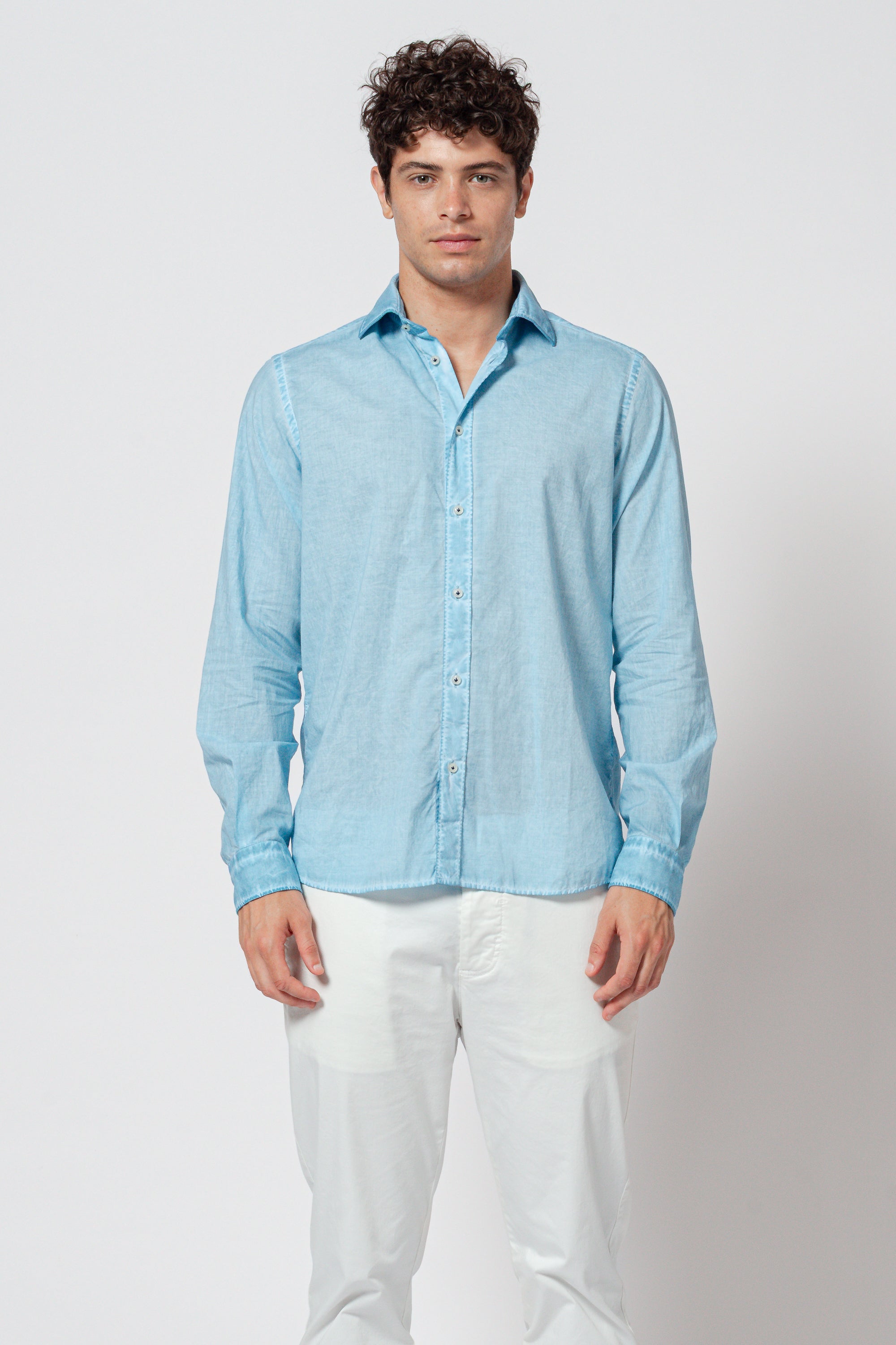 Robert Voile Shirt - Egeo