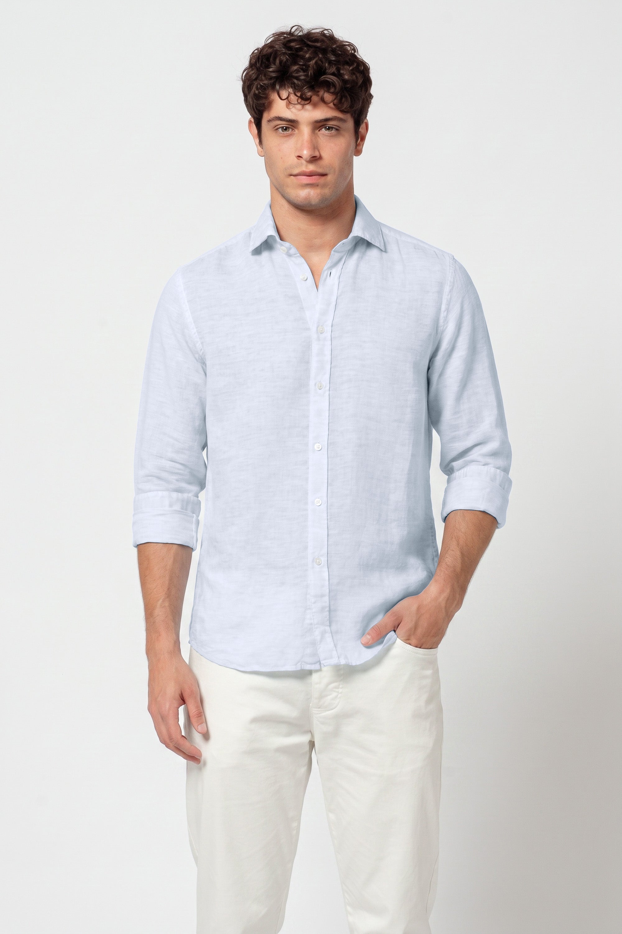 Robert Linen Blend Shirt - Anice