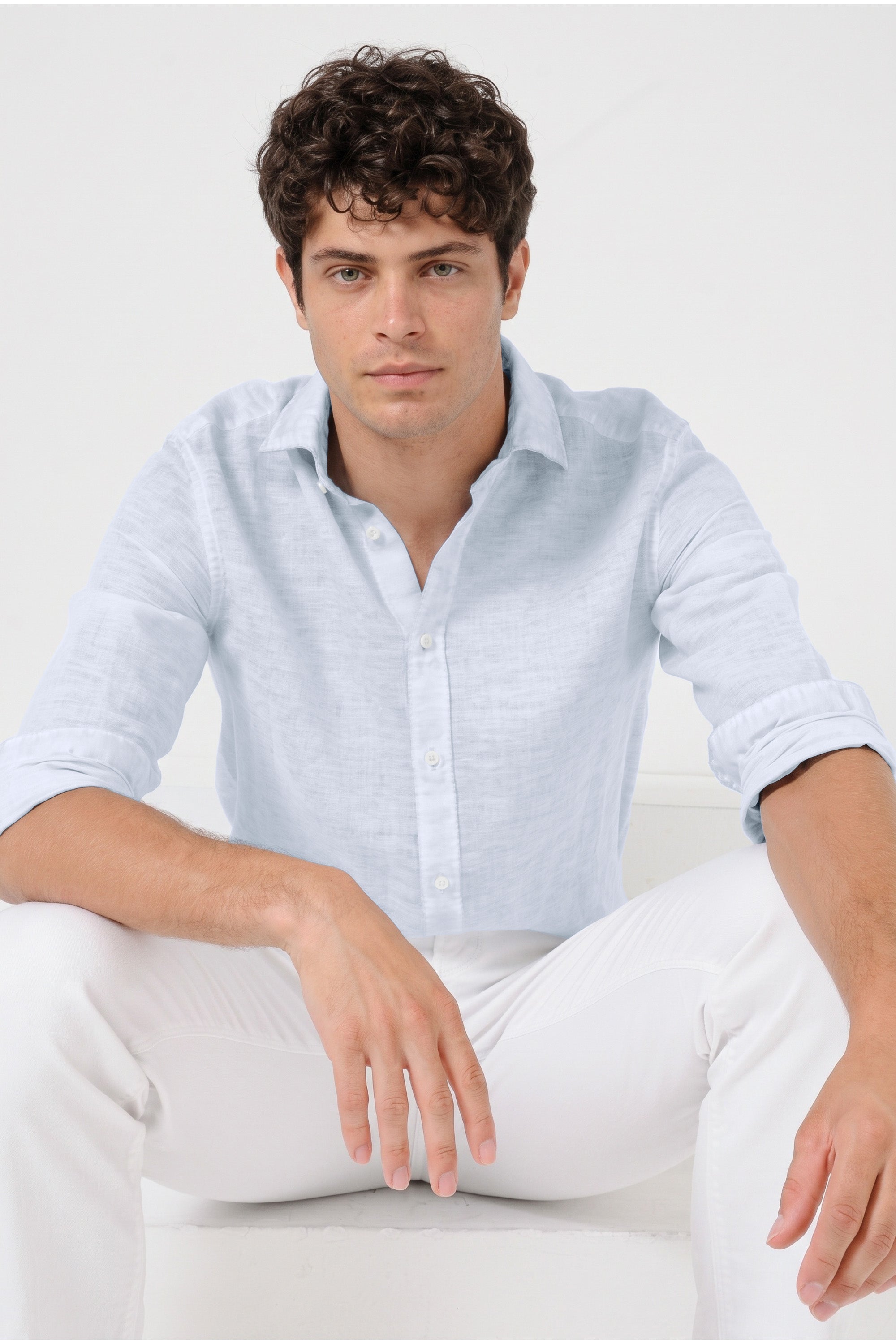 Robert Linen Blend Shirt - Anice