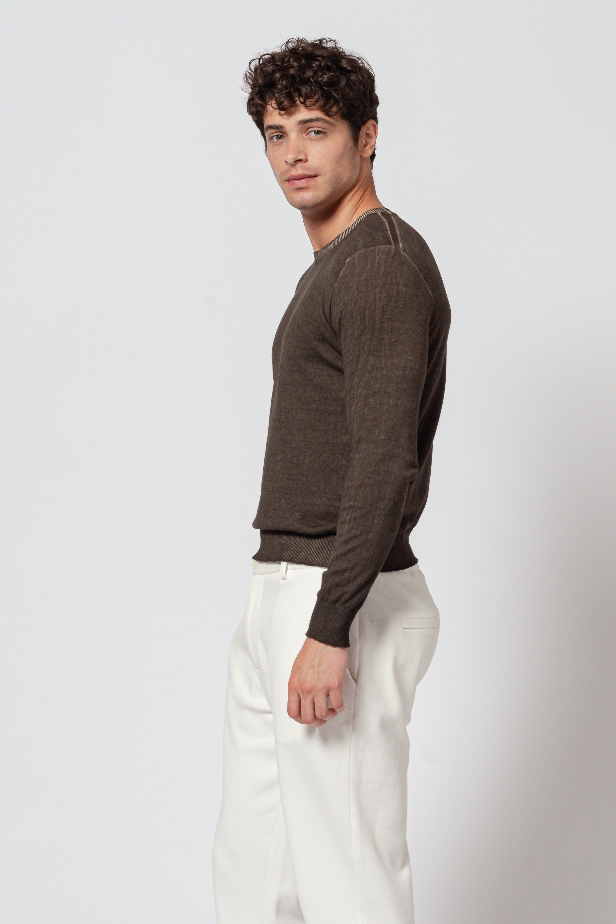 George Crew Knit - Cliff