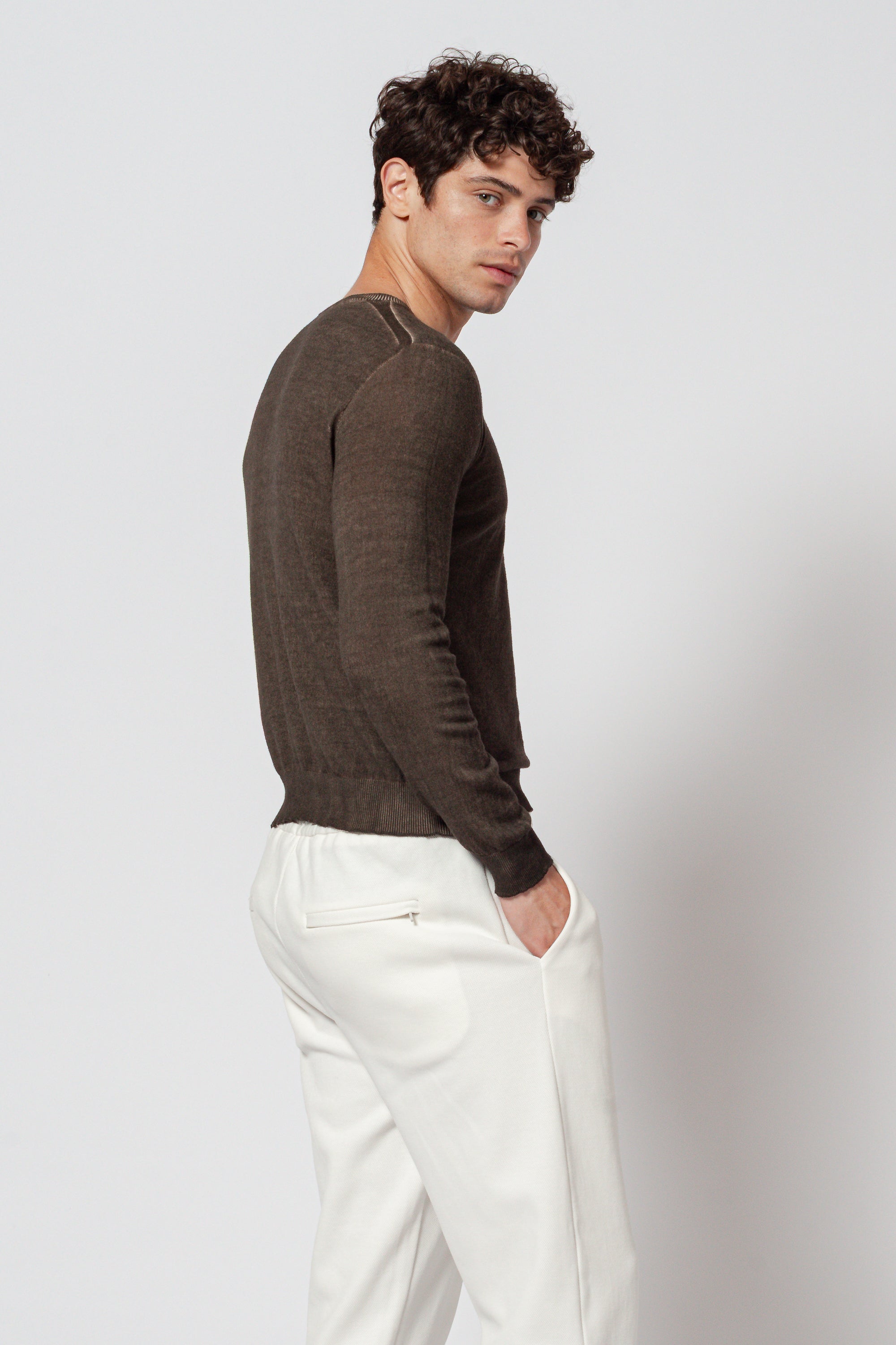 George Crew Knit - Cliff