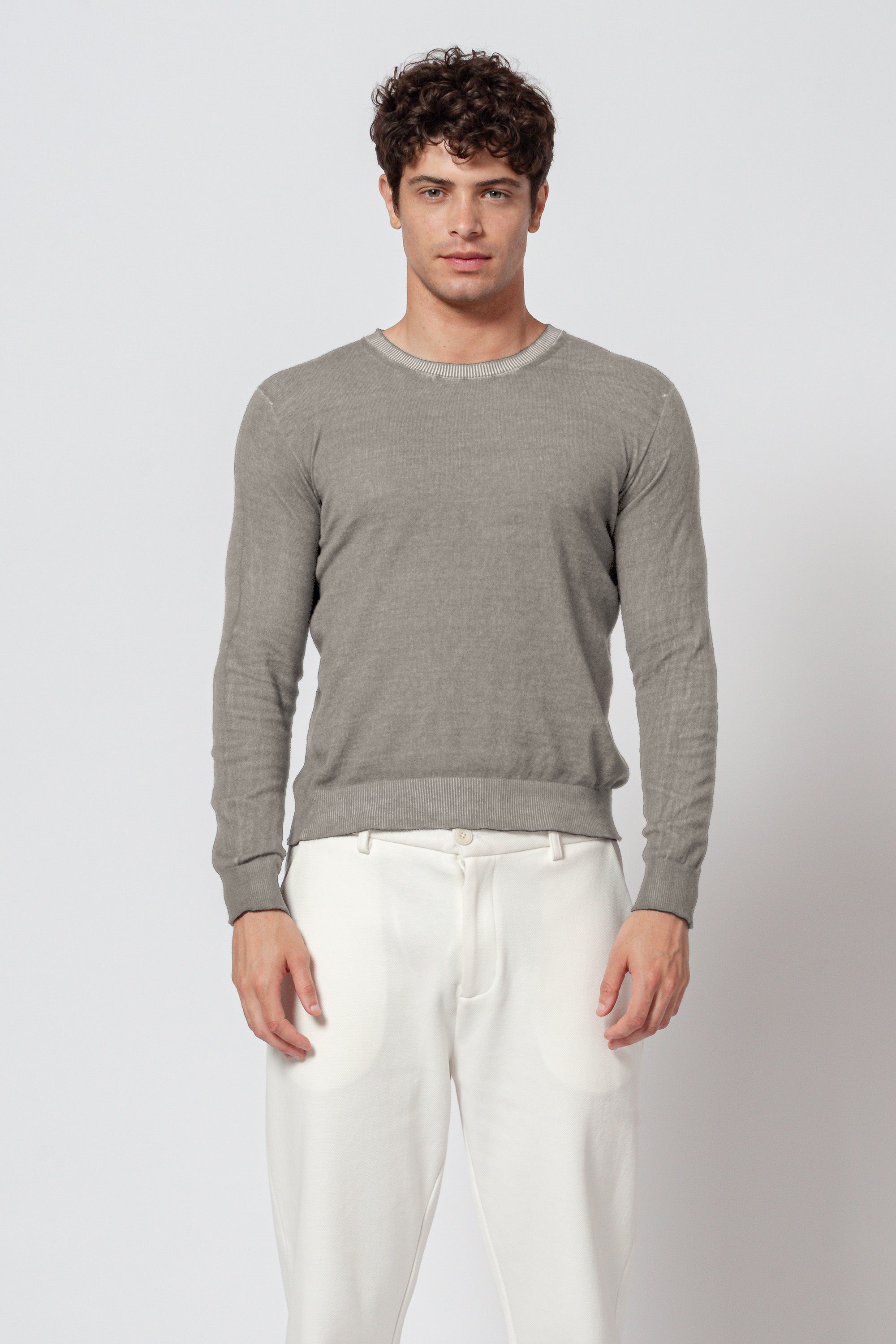 George Crew Knit - Grafite