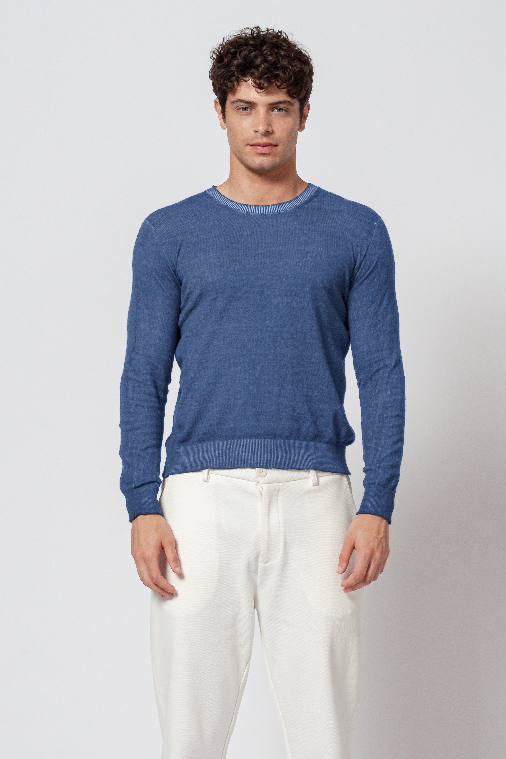 George Crew Knit - Nautico