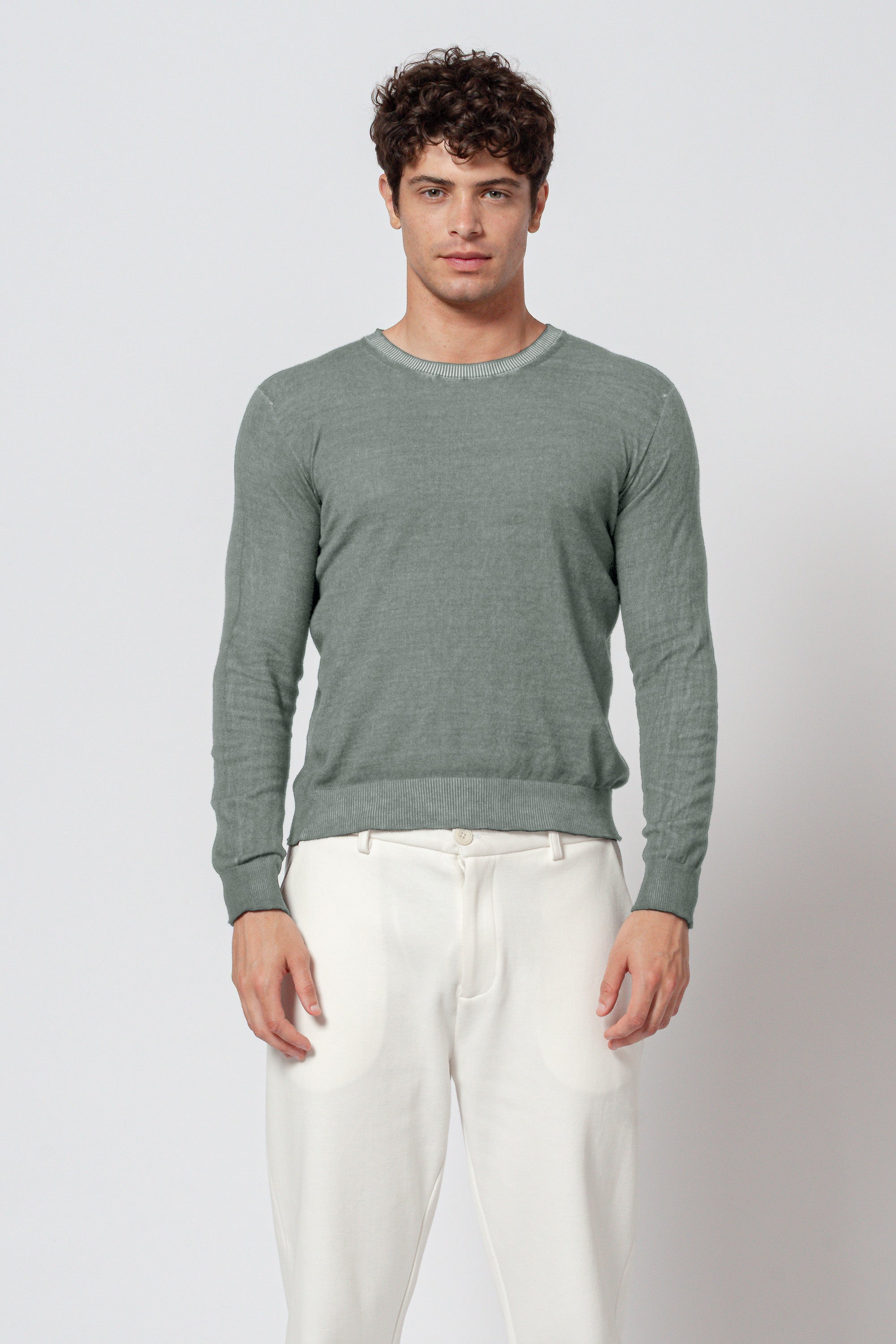 George Crew Knit - Salvia