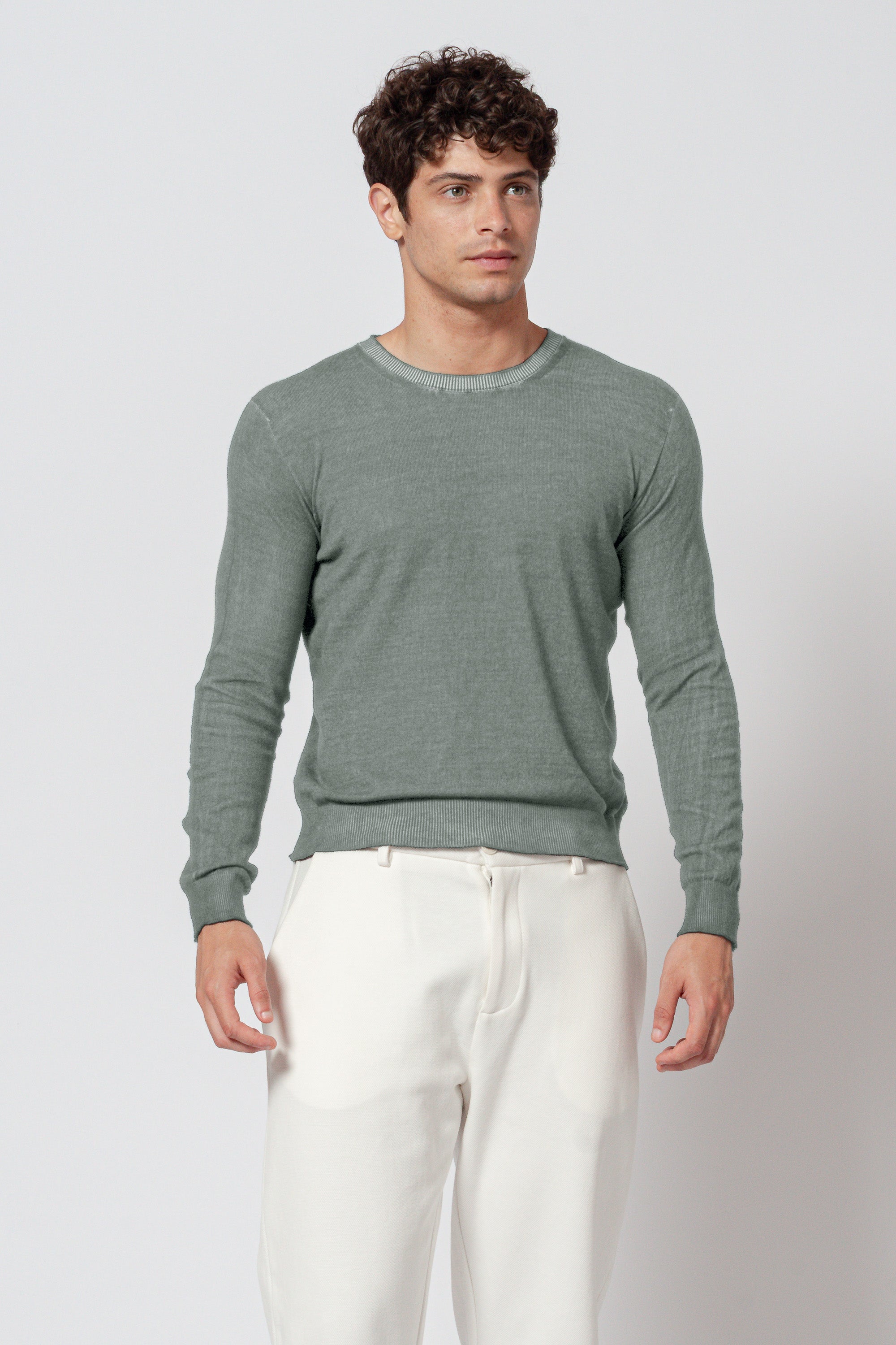 George Crew Knit - Salvia