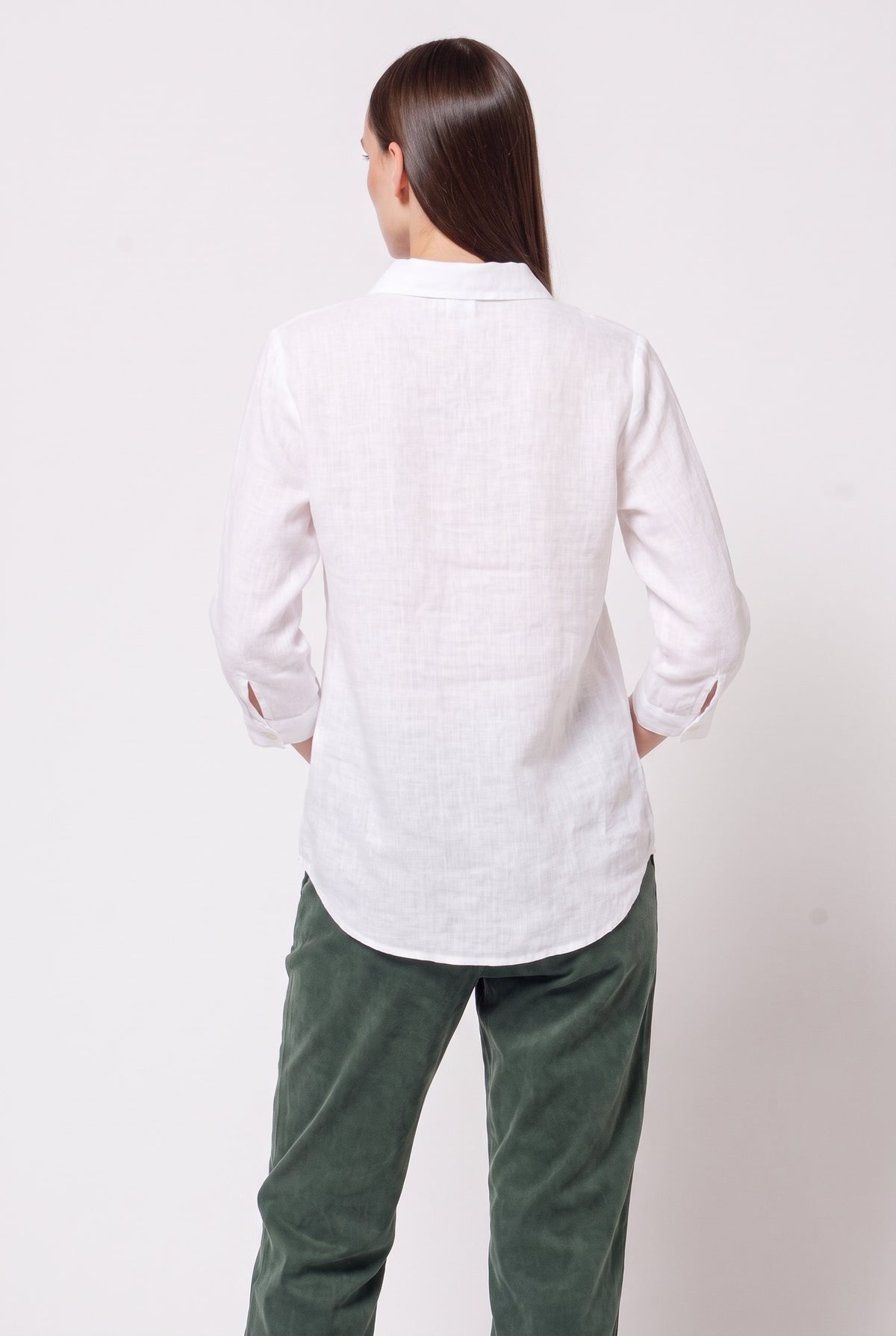 Valeria Linen Shirt - White